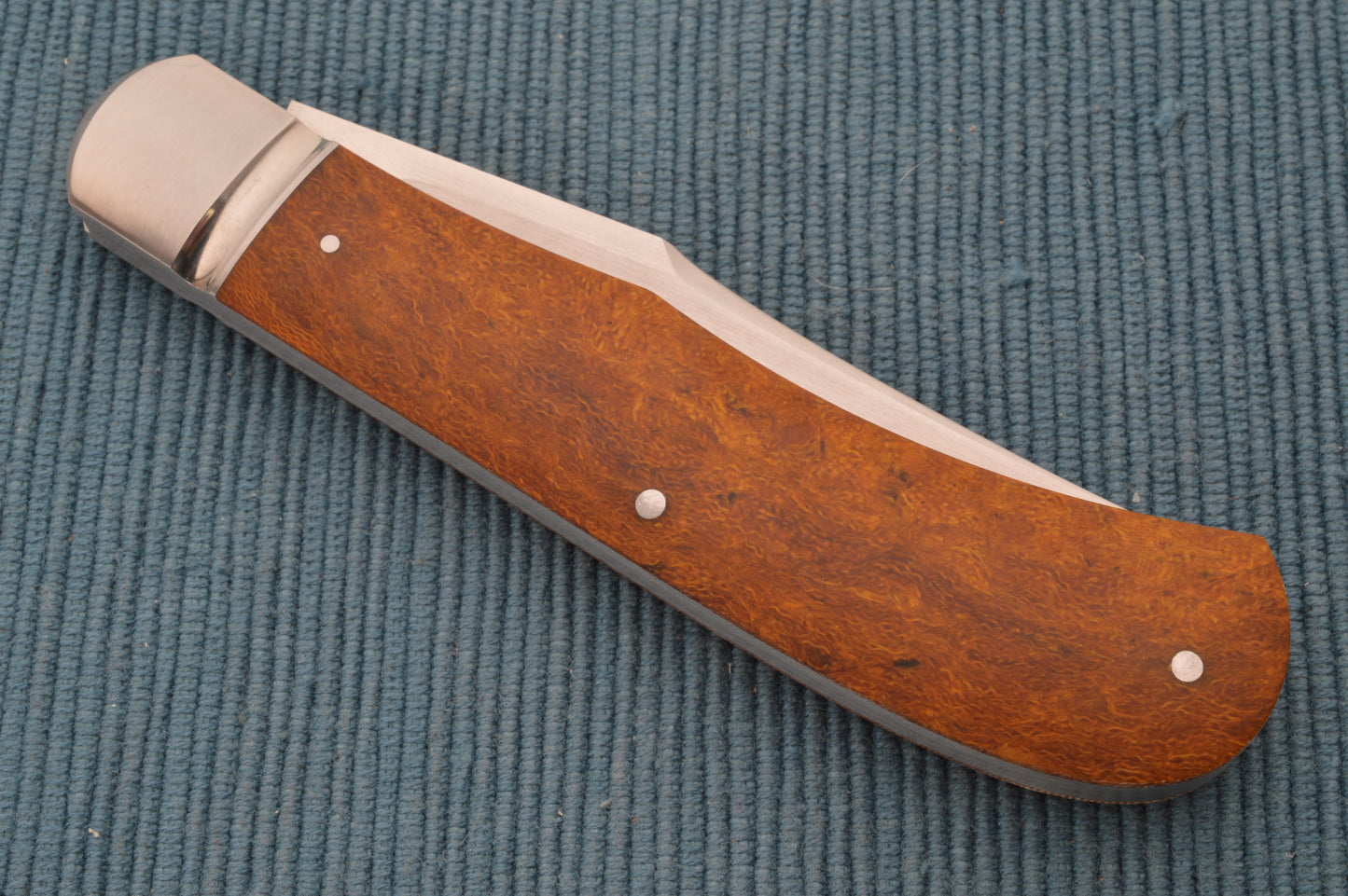 Enrique Peña Full-Size BackPocket Trapper Westinghouse Micarta Slip-Joint Folding Knife (SOLD)