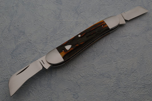Luke Swenson 2-Blade FARMER JACK Prototype Slip-Joint Folding Knife (SOLD)