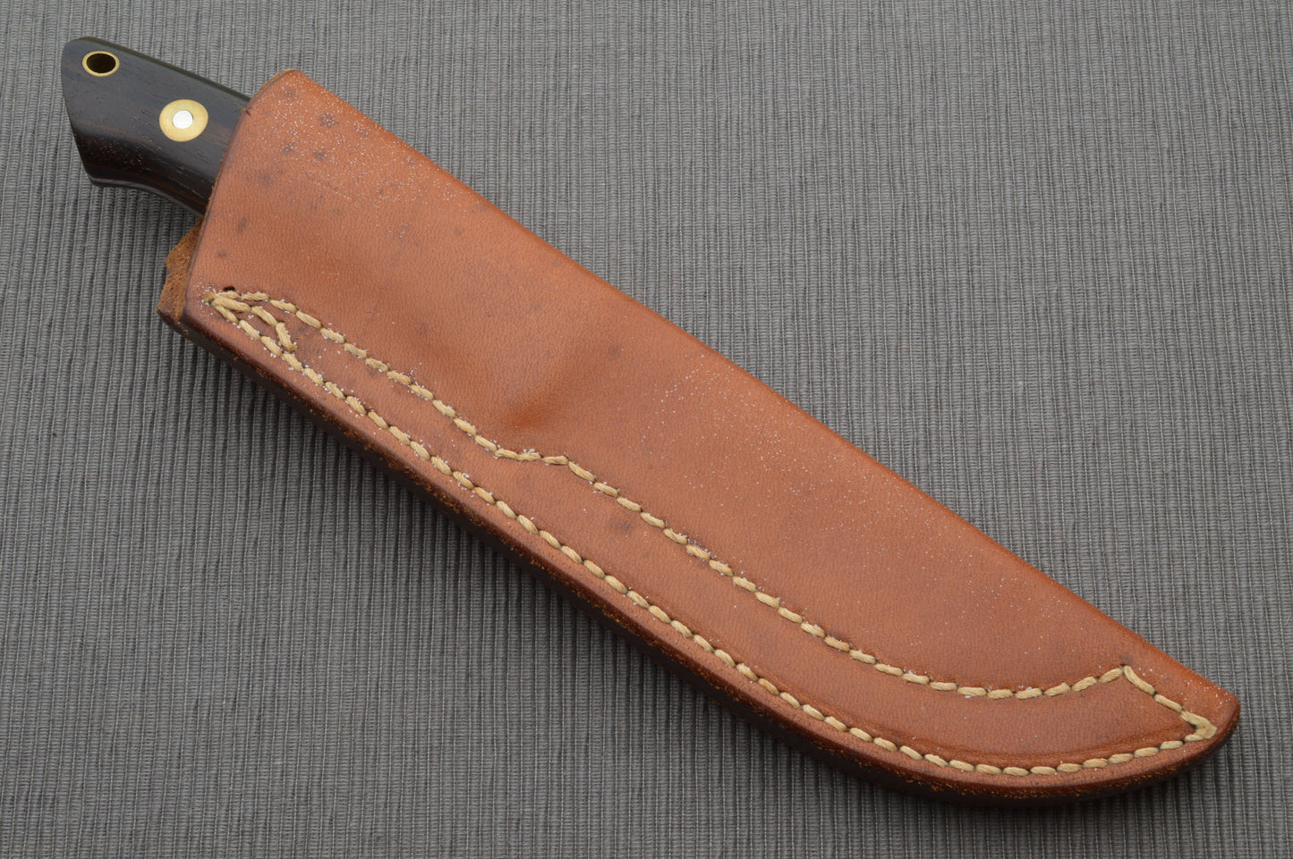 Bob Loveless Hunting Knife #178, Riverside Calif., Leather Sheath