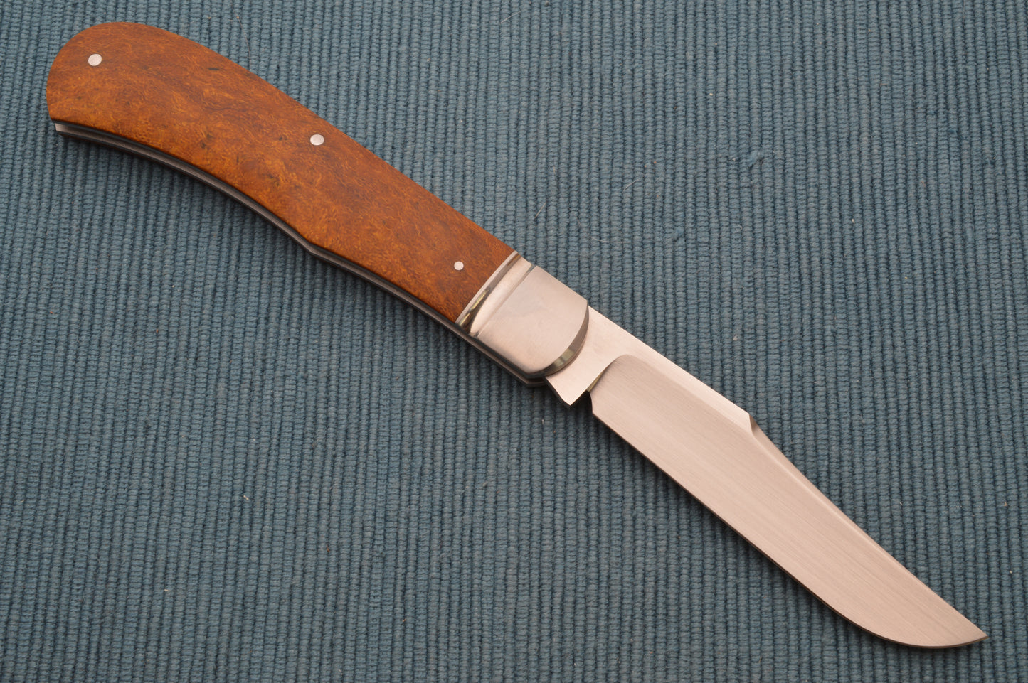 Enrique Peña Full-Size BackPocket Trapper Westinghouse Micarta Slip-Joint Folding Knife (SOLD)