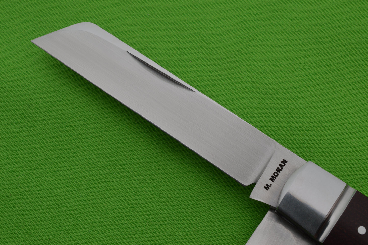 Mike Moran Regular Straight Jack Caplifter Slip-Joint Folding Knife, Sheepsfoot + Bottle Opener (SOLD)