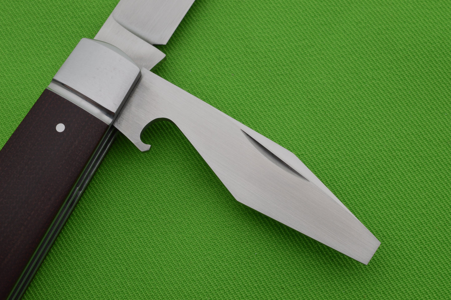 Mike Moran Regular Straight Jack Caplifter Slip-Joint Folding Knife, Sheepsfoot + Bottle Opener (SOLD)
