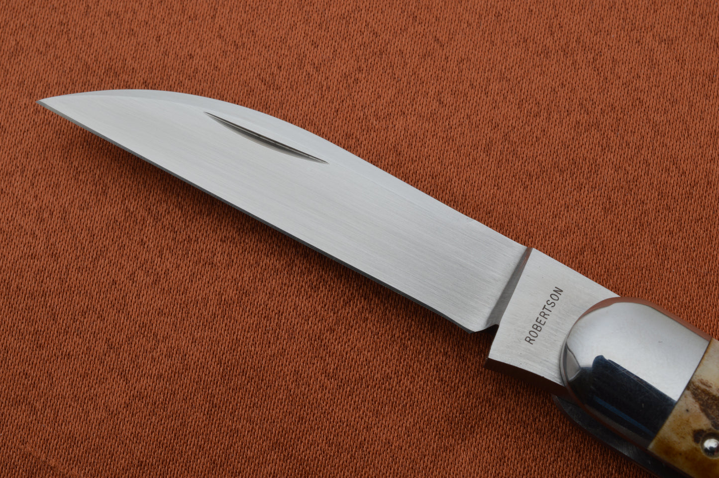 Tim Robertson 3-Blade Stag Lock-Back Whittler LBW