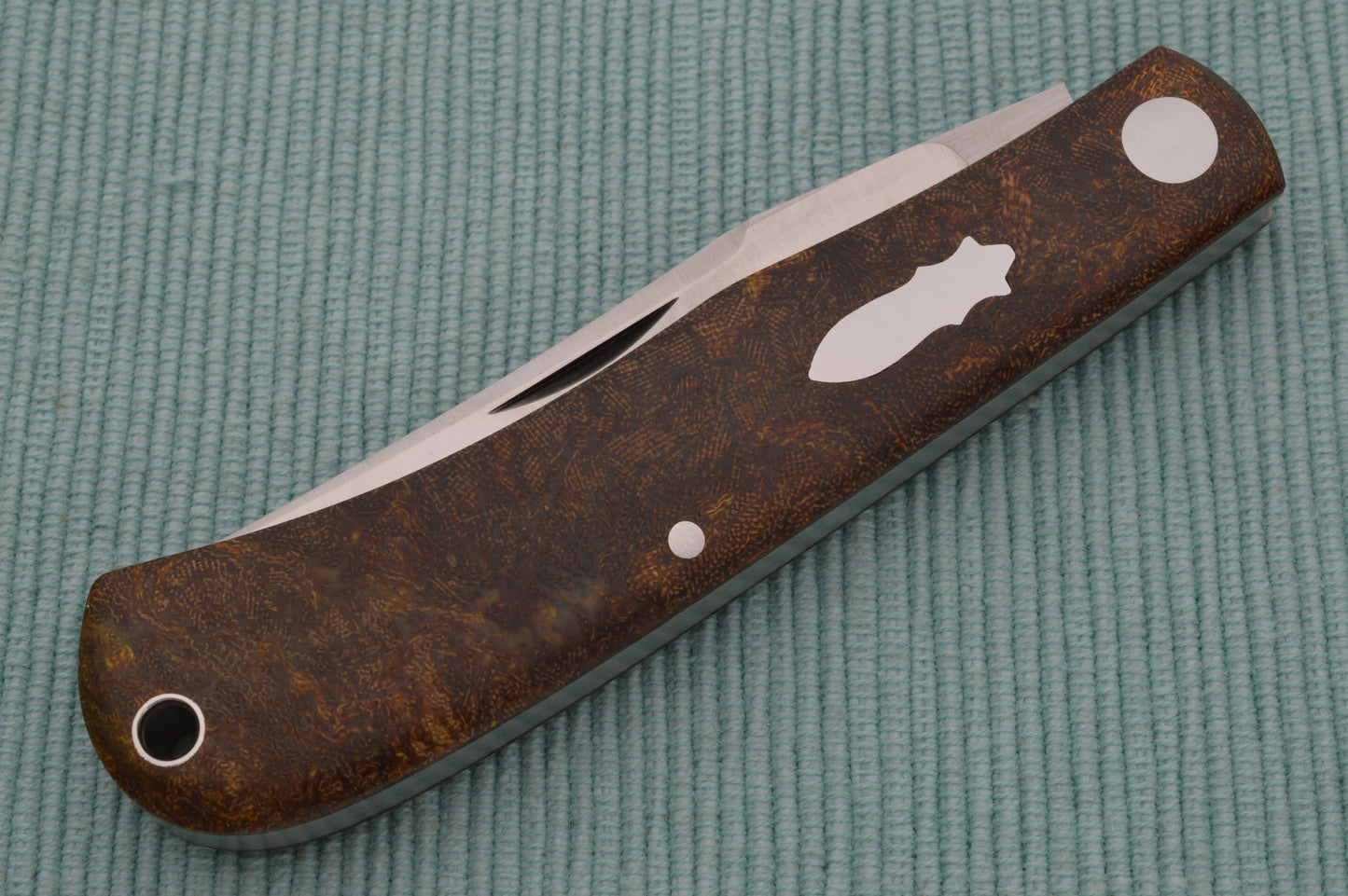 Jason Ritchie BackPocket Vintage Westinghouse Rag Micarta Slip-Joint Folding Knife (SOLD)
