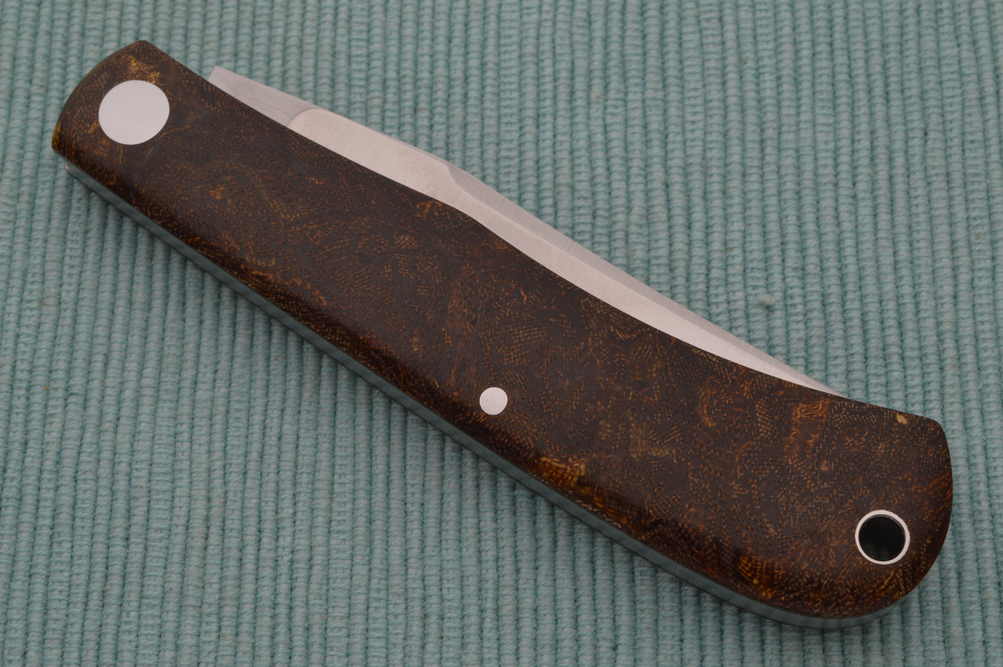Jason Ritchie BackPocket Vintage Westinghouse Rag Micarta Slip-Joint Folding Knife (SOLD)