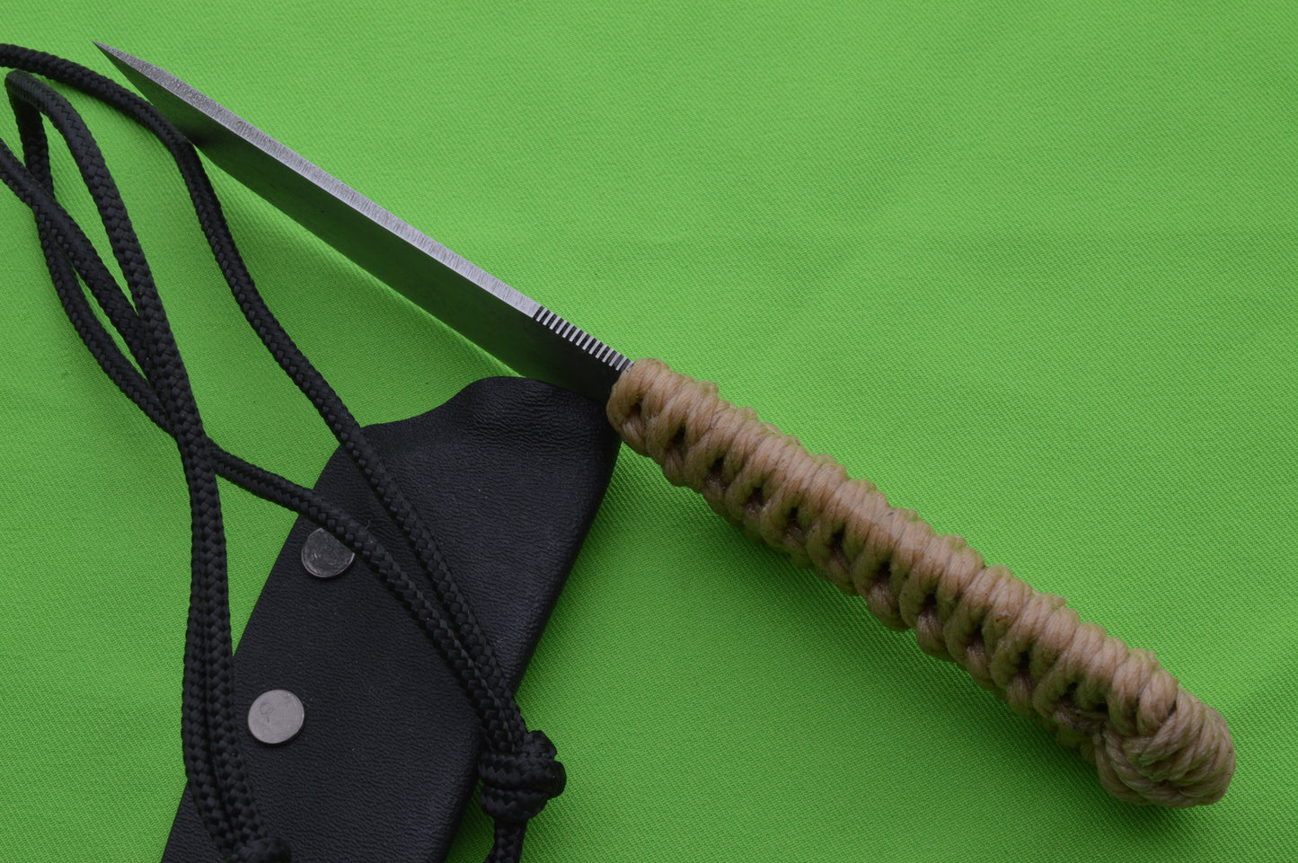 G.H.K. "Light Tanto" Fixed Blade Knife, Kydex Sheath