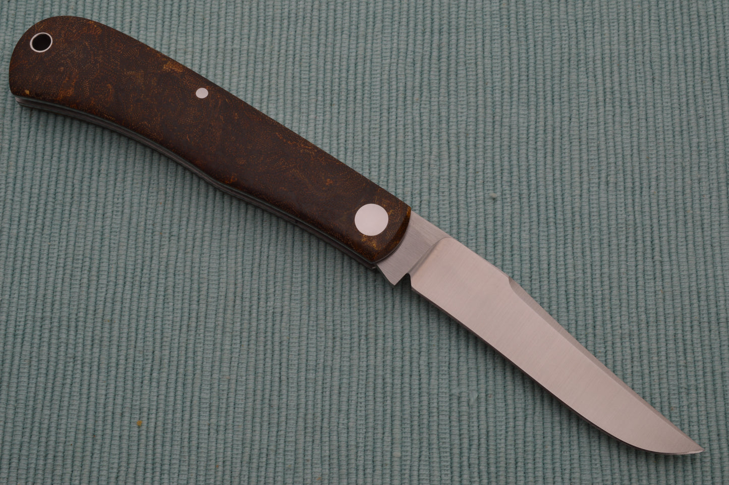 Jason Ritchie BackPocket Vintage Westinghouse Rag Micarta Slip-Joint Folding Knife (SOLD)
