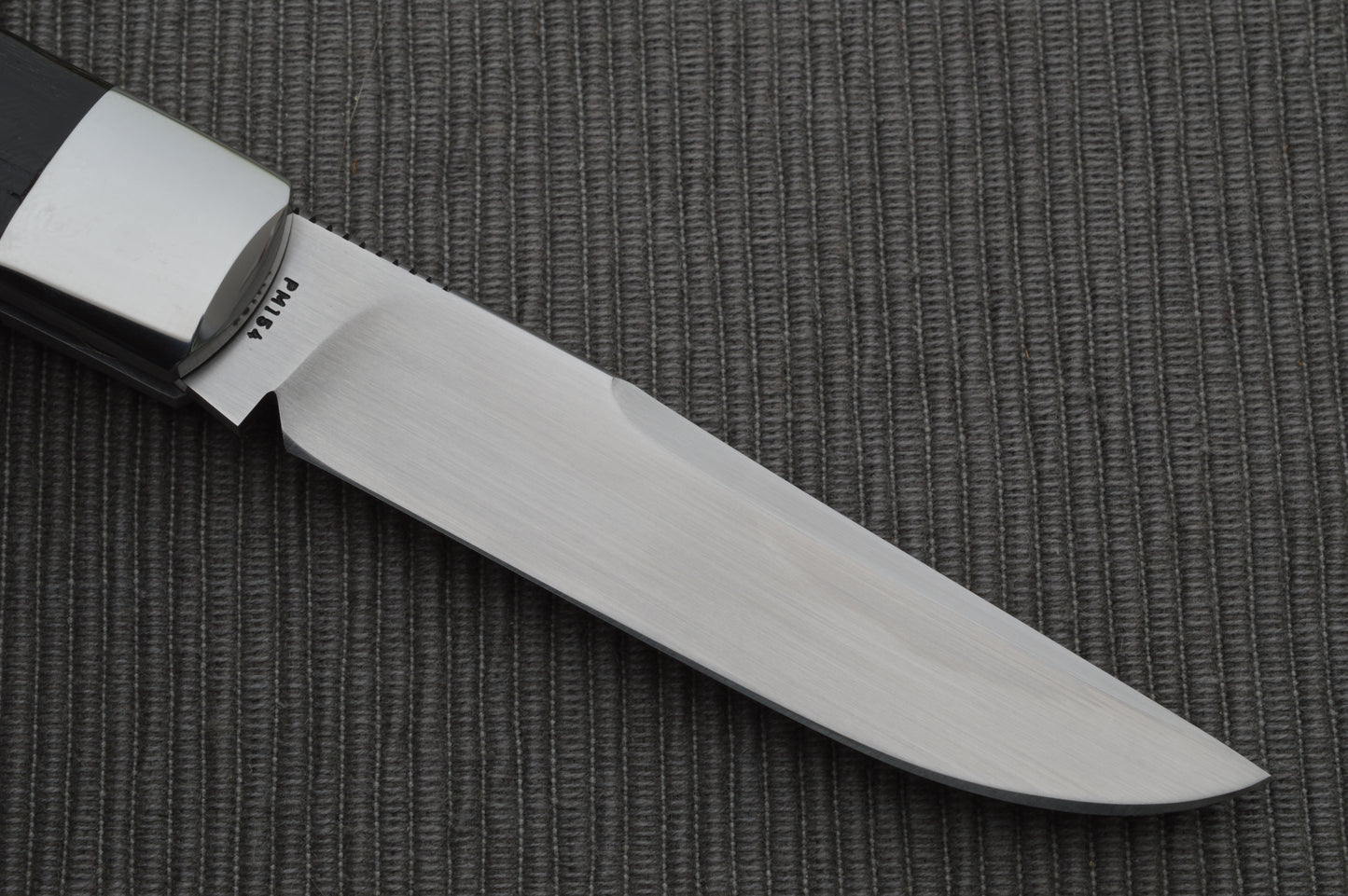 Tom Ploppert Cape Buffalo Horn 80% F1 Pro, Lock-Back Folding Knife