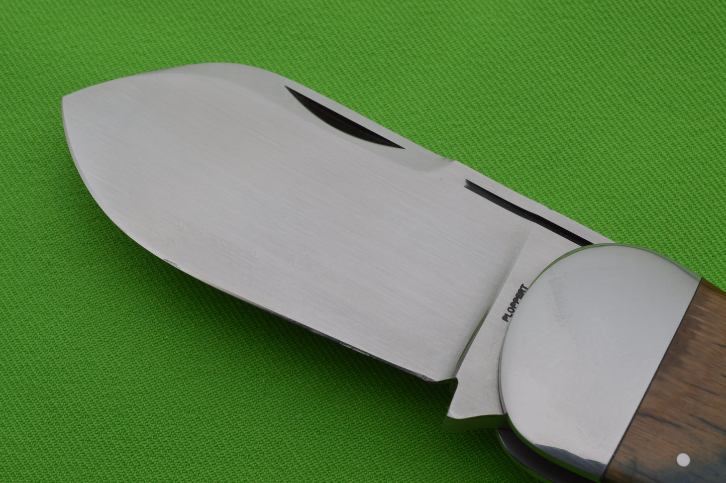 Tom Ploppert PROTOTYPE Two-Blade Fossil Rope Knife, Toenail, Slip-Joint Folding Knife