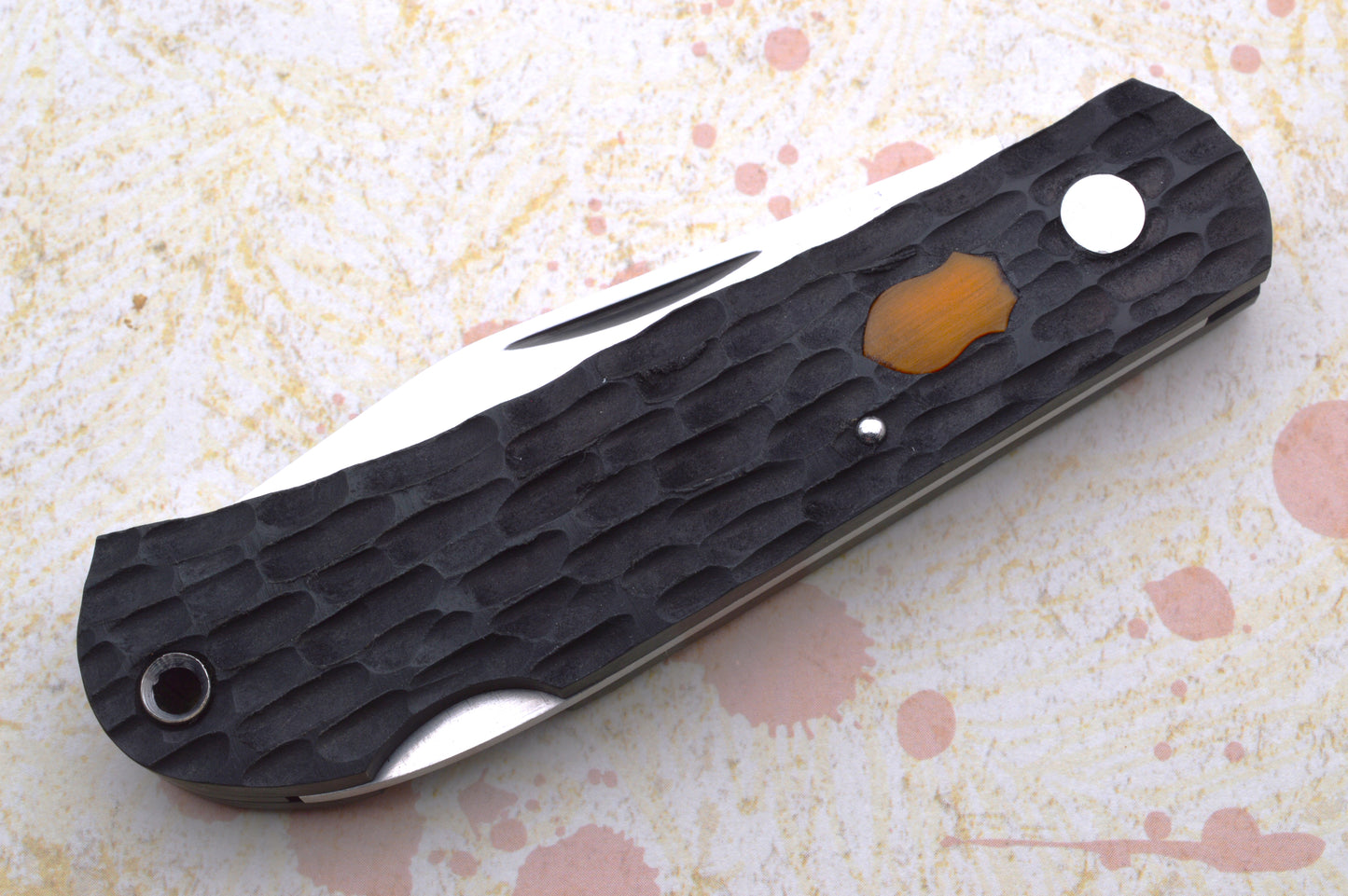 Luke Swenson Jigged Micarta Linerless Lock-Back Folding Knife
