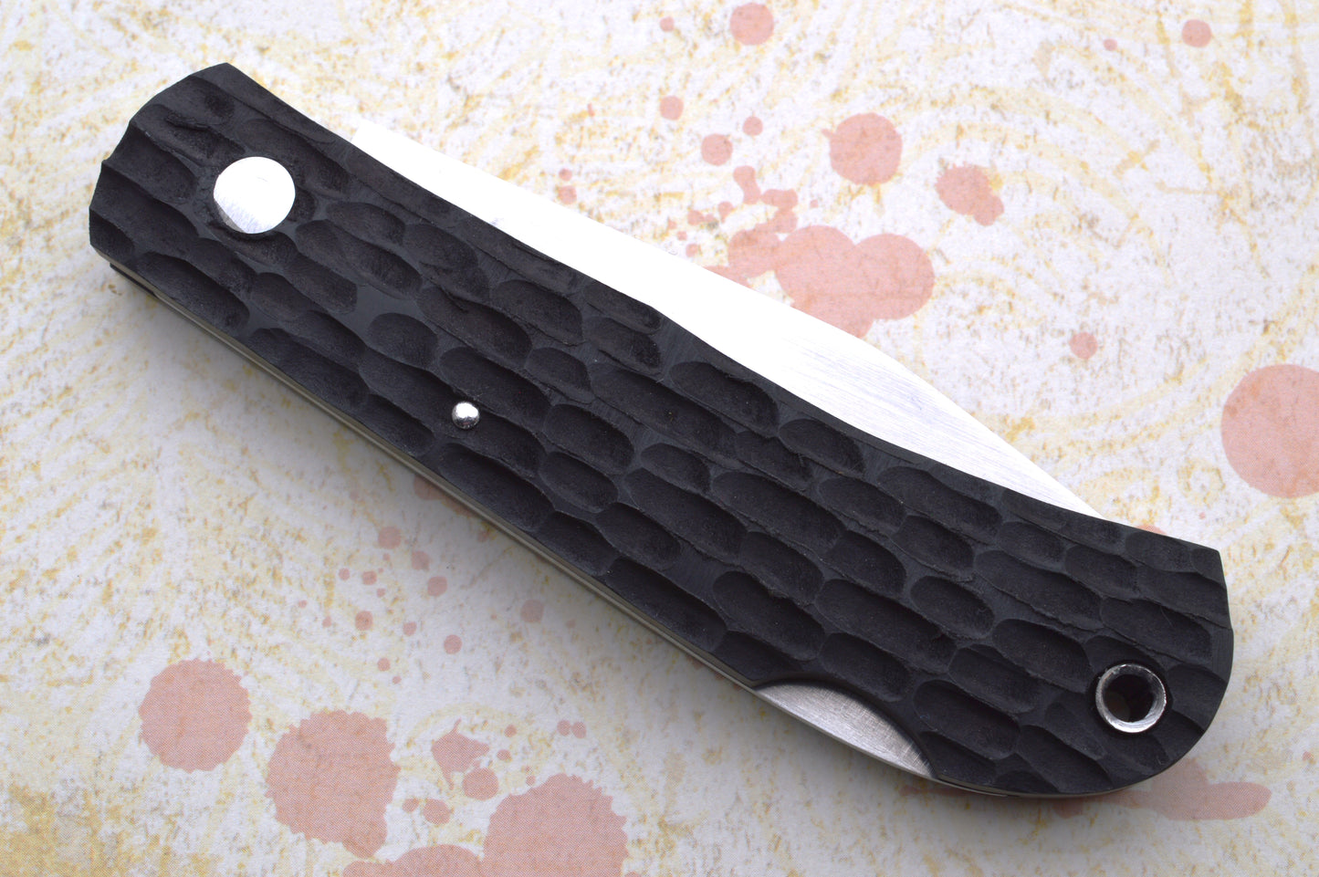 Luke Swenson Jigged Micarta Linerless Lock-Back Folding Knife