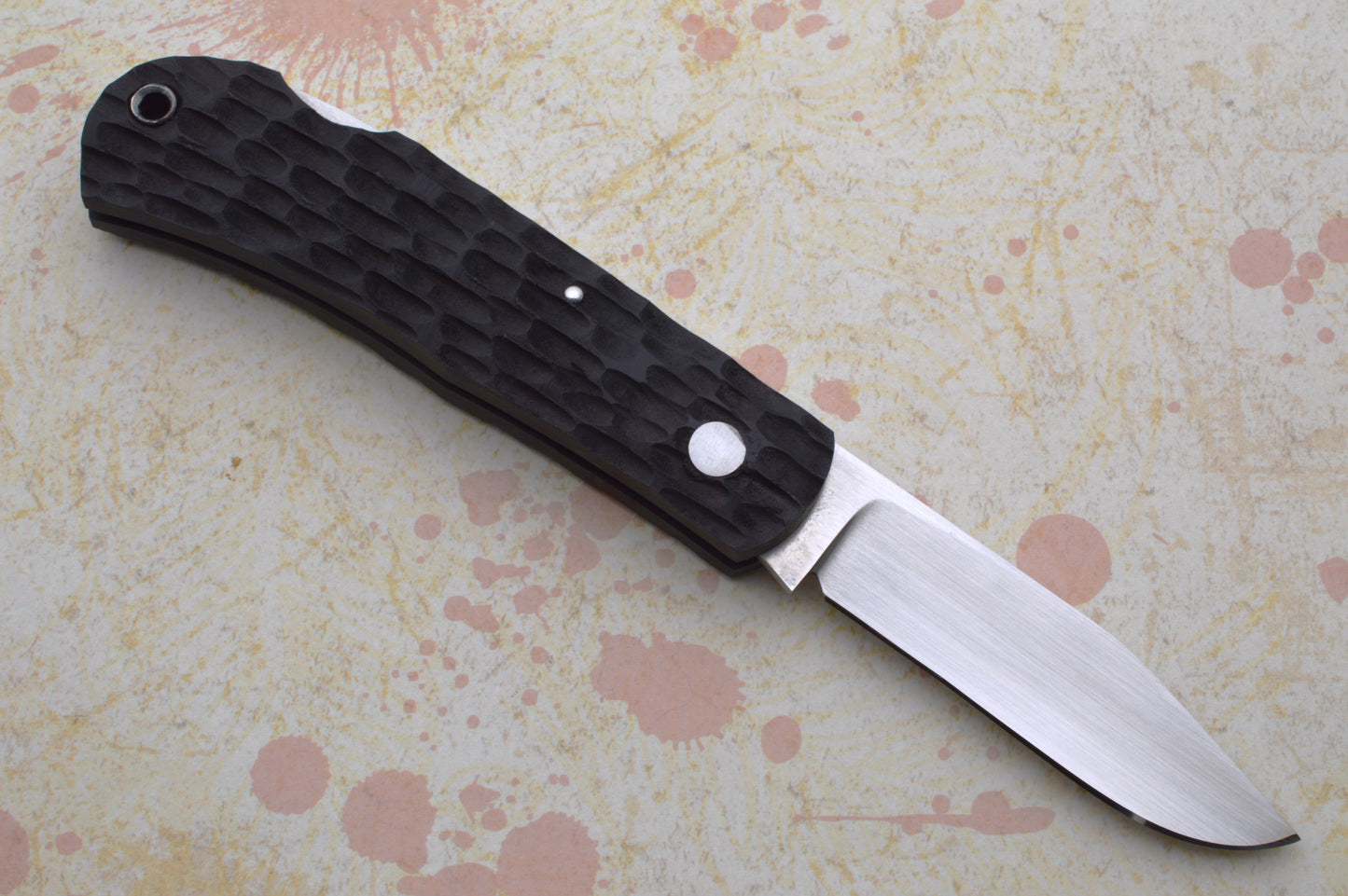Luke Swenson Jigged Micarta Linerless Lock-Back Folding Knife