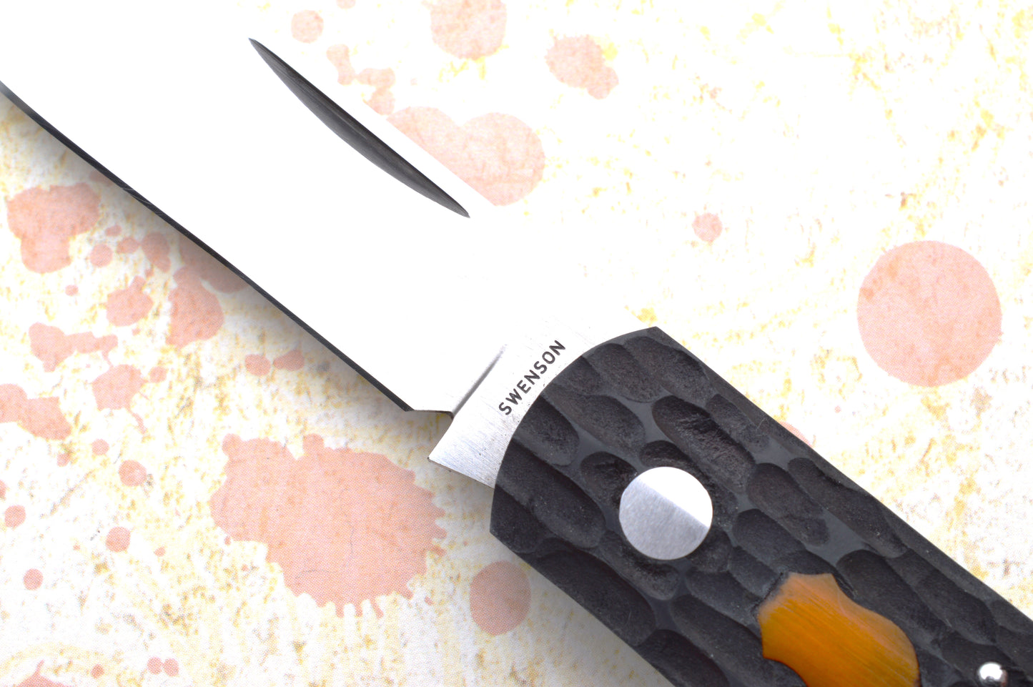 Luke Swenson Jigged Micarta Linerless Lock-Back Folding Knife