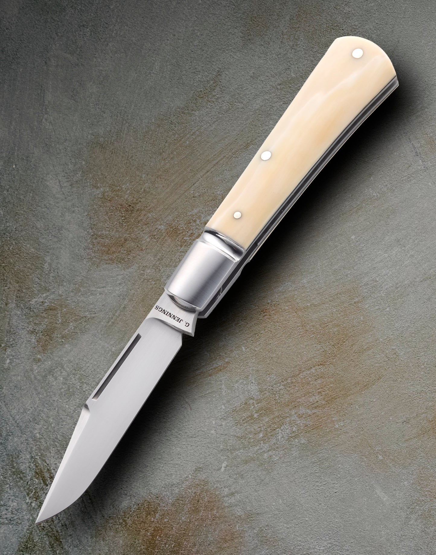 Grayson Jennings Clip Point "B Low" Barlow Slip-Joint Folding Knife