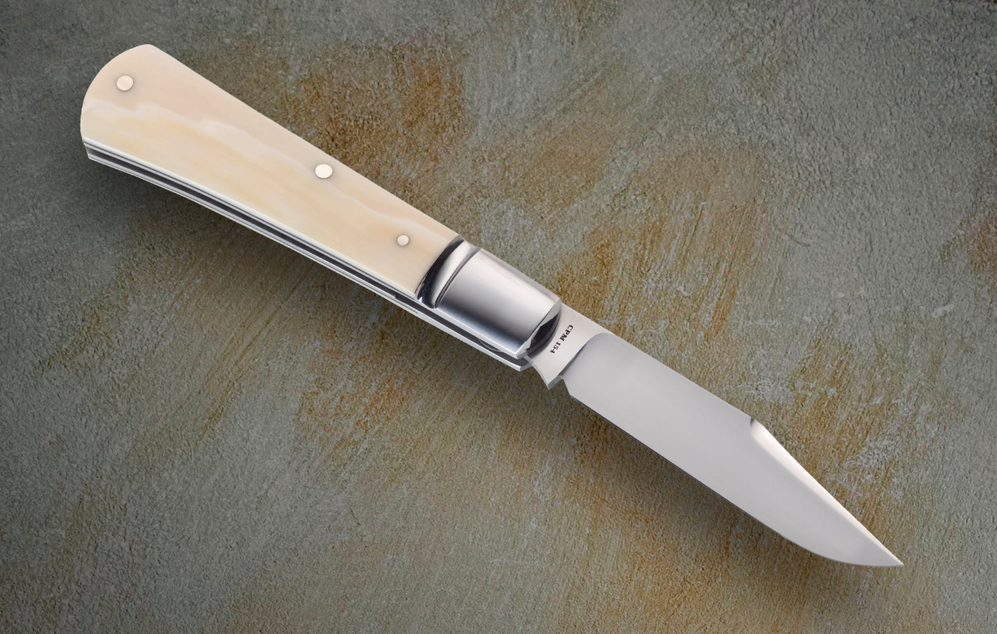 Grayson Jennings Clip Point "B Low" Barlow Slip-Joint Folding Knife