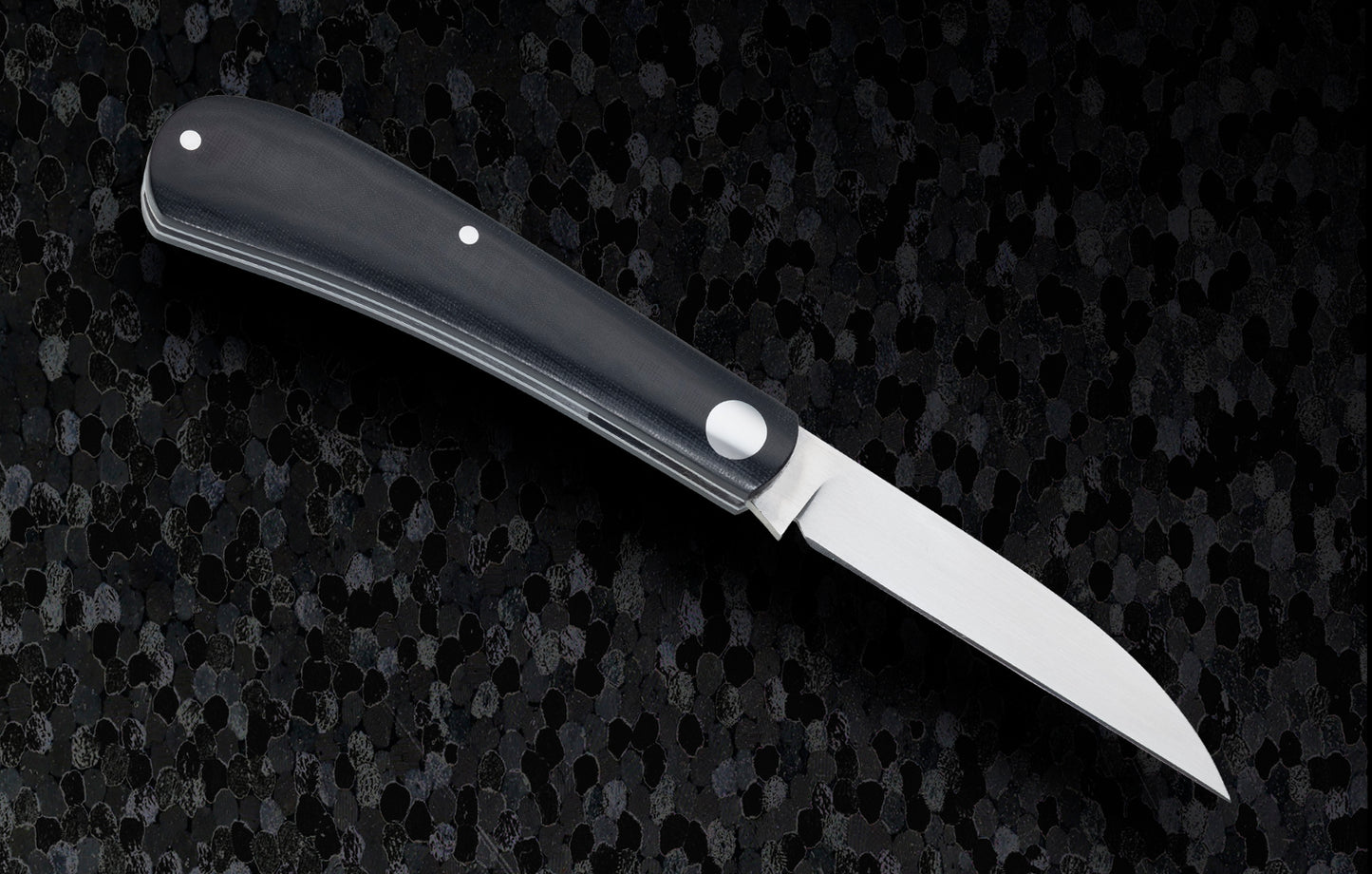 John Horrigan M.S. Wharncliffe Trapper Shadow Pattern Slip-Joint Folding Knife