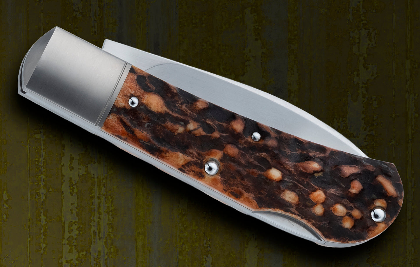 Alexander Poroshyn Stag Zulu, Lock-Back Folding Knife