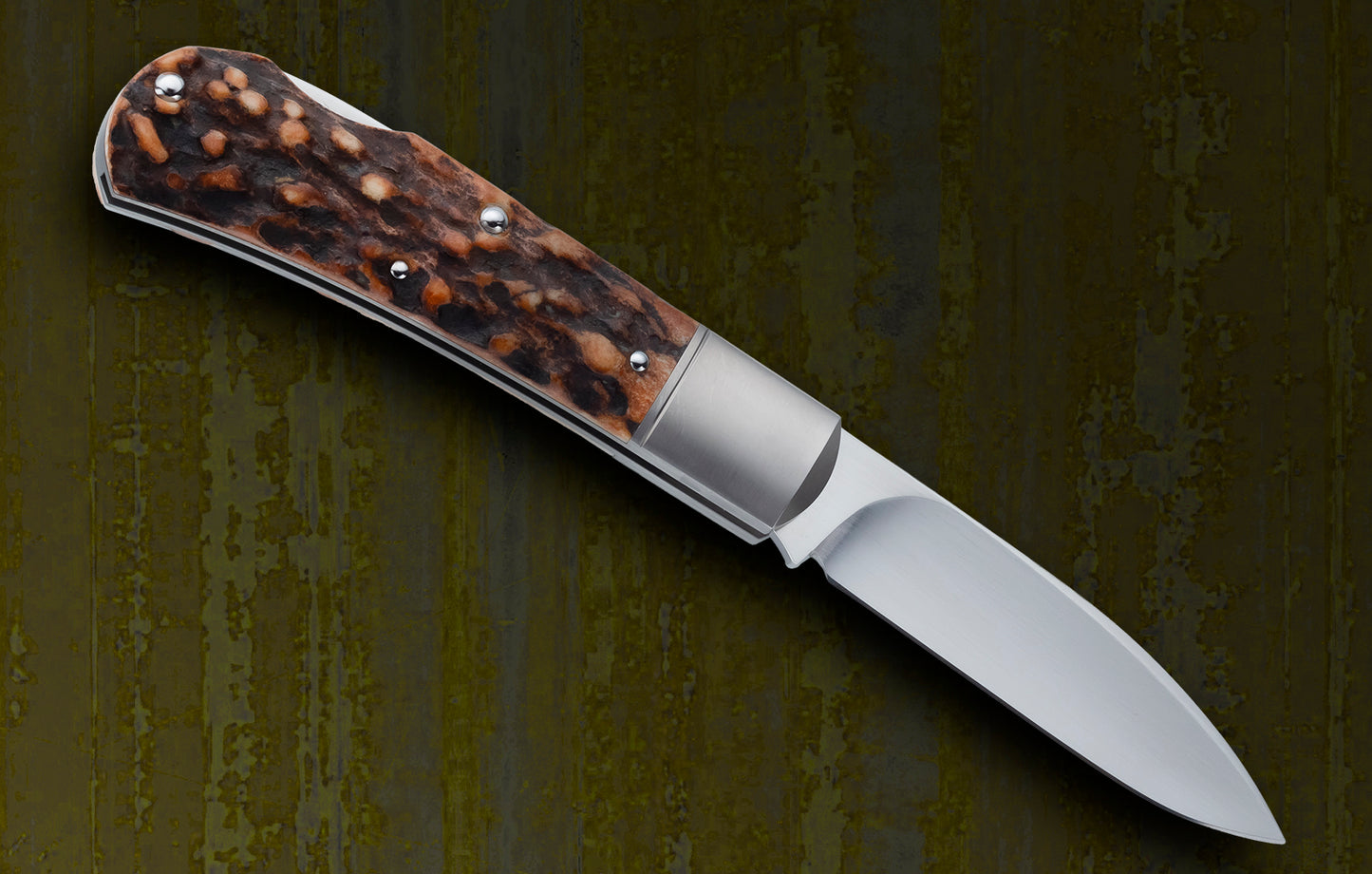 Alexander Poroshyn Stag Zulu, Lock-Back Folding Knife