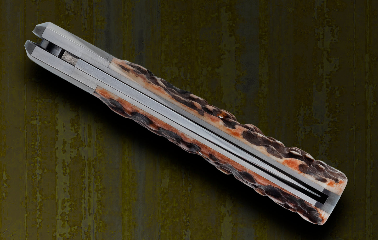 Alexander Poroshyn Stag Zulu, Lock-Back Folding Knife