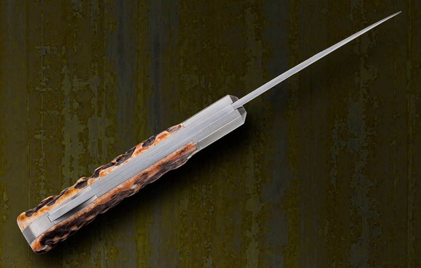 Alexander Poroshyn Stag Zulu, Lock-Back Folding Knife