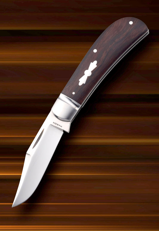 Paul Mason Knives, Made in England, Lanny's Clip Slip-Joint Folding Knife