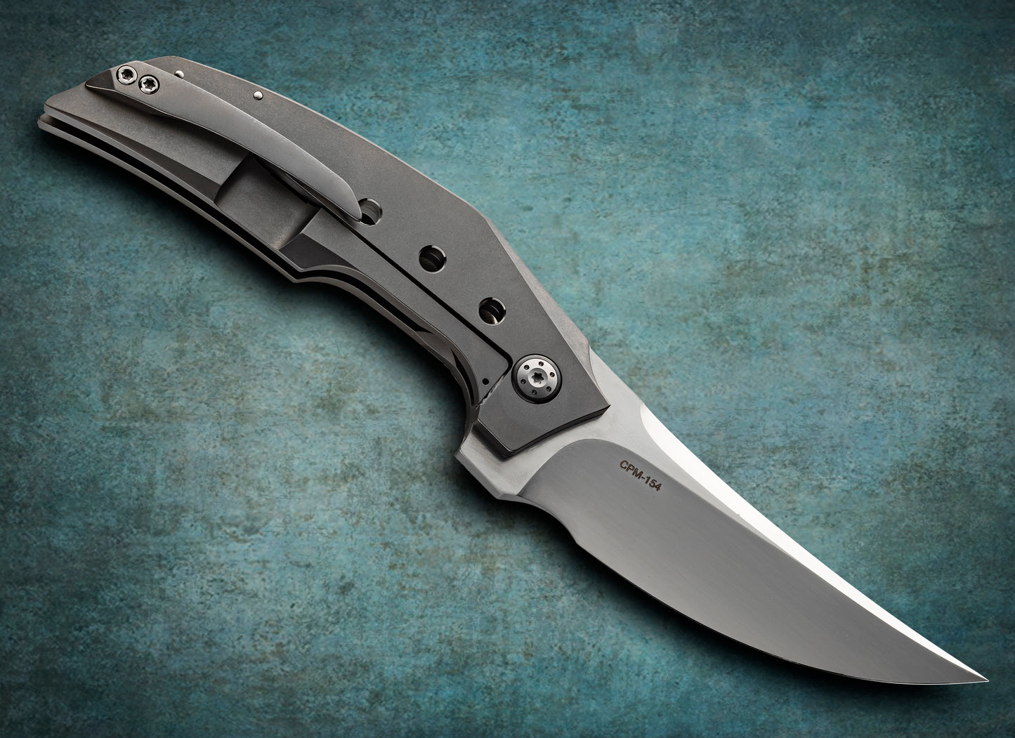 Tashi Bharucha VELOCITY, "One-Off" Frame-Lock Flipper Folding Knife (SOLD)