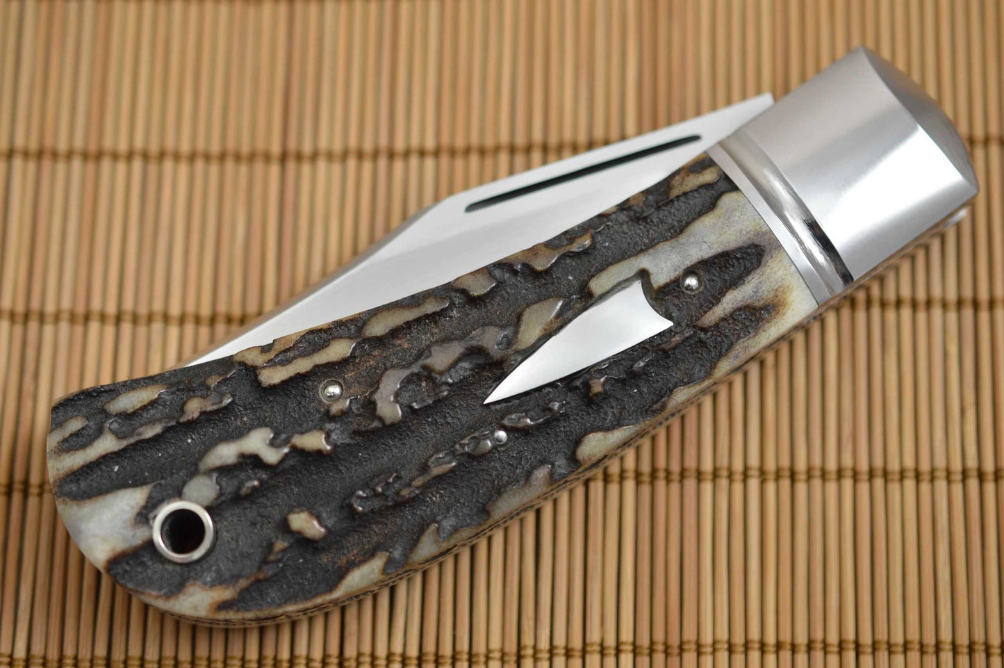 Toby Hill LANNY'S CLIP, Stag Scales, File-Work, 2018 ICCE (SOLD)