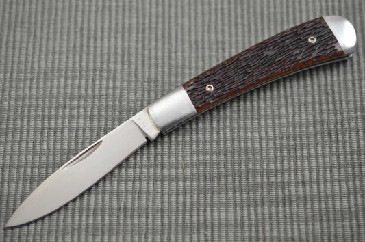 John Fraps Jigged Bone Slip-Joint Jack Knife (SOLD)