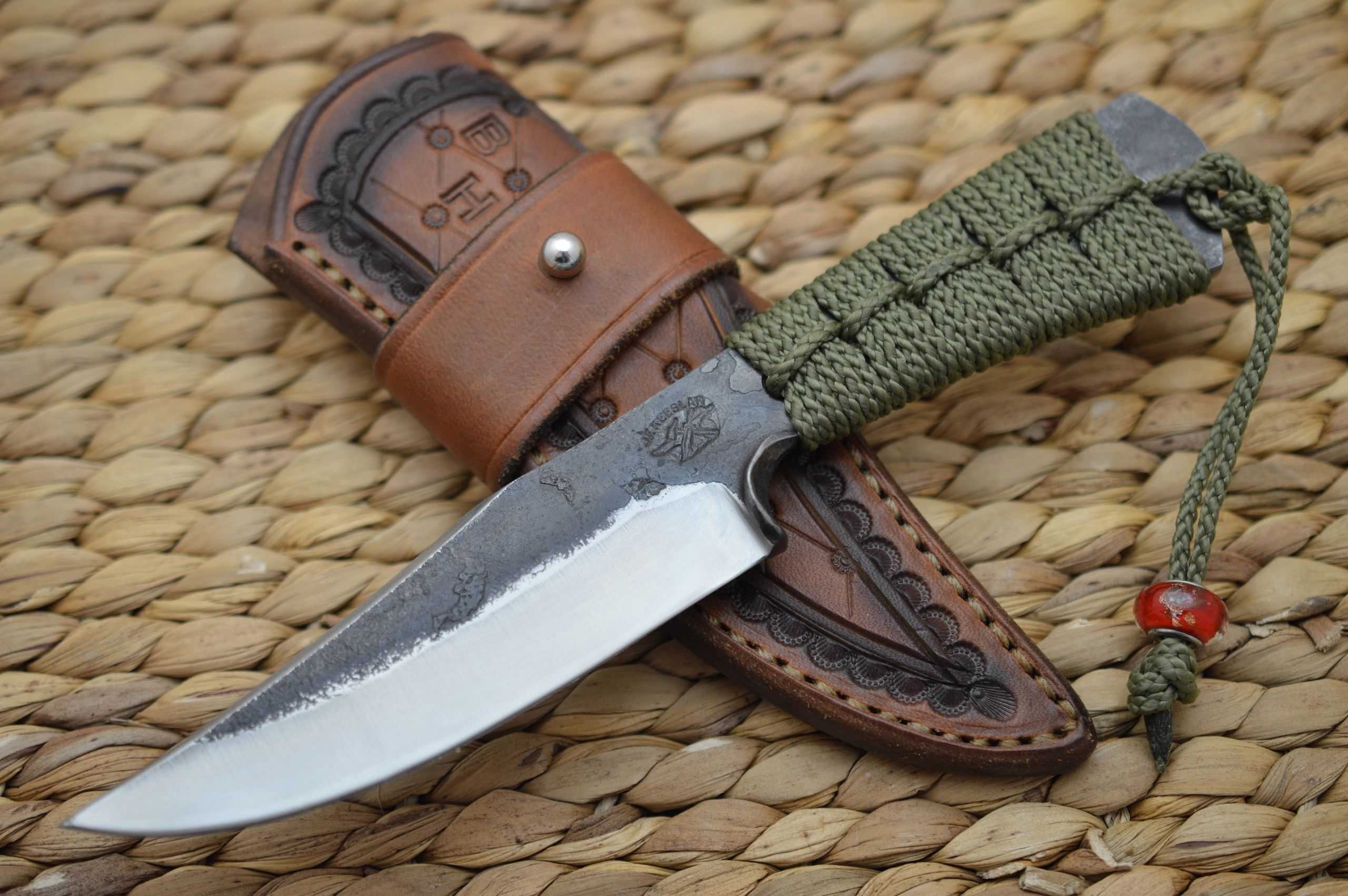 Joe Keeslar, M.S. Brut De Forge Hunting Knife, 50th Anniversary (SOLD ...