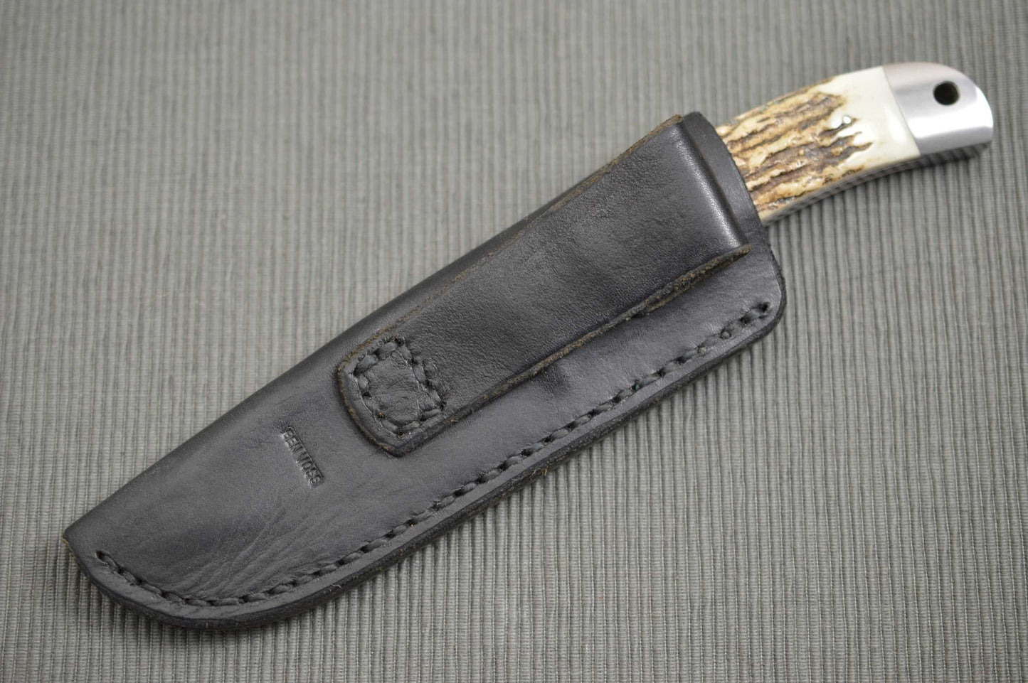 Ben Voss Loveless-Style, Stag Stiff Horn Custom Fixed Blade Knife (SOLD)