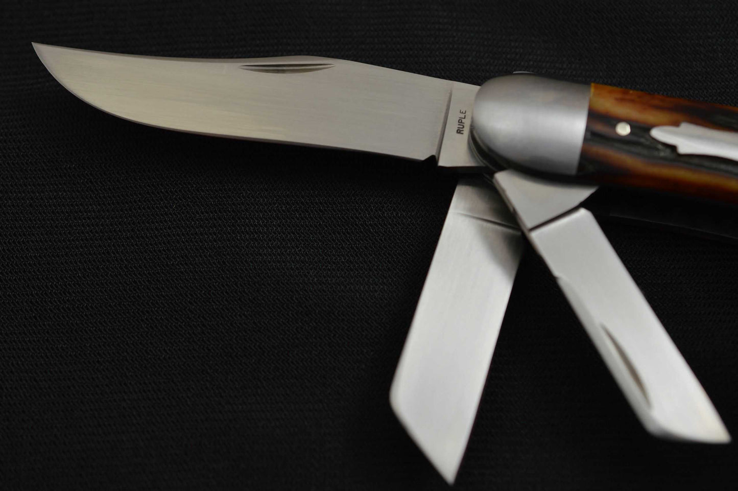 Bill Ruple 5-Blade Stag Sowbelly (SOLD)