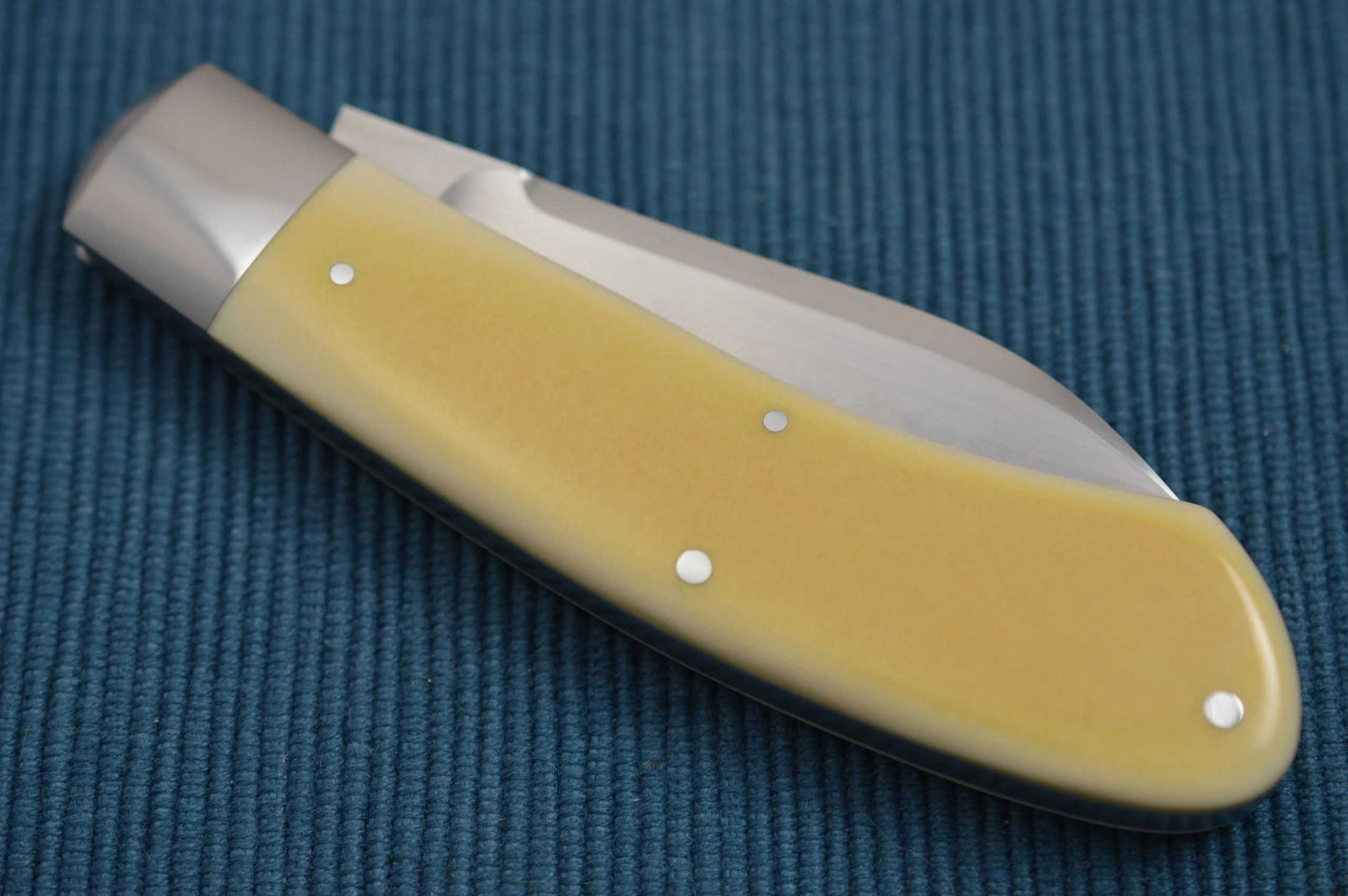 Tom Ploppert DINO, Slip-Joint Folder, Old Westinghouse Micarta Scales (SOLD)