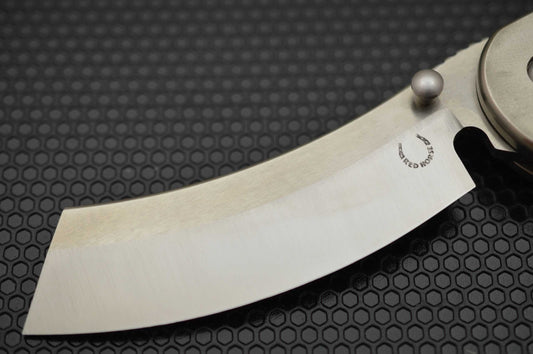 Red Horse Knife Works Custom Frame-Lock HELL RAZOR, Full Titanium Frame (SOLD)