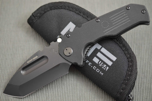 Medford MKT Praetorian SCOUT Liner-Lock Knife, Black G-10, Serialized #0003A (SOLD)
