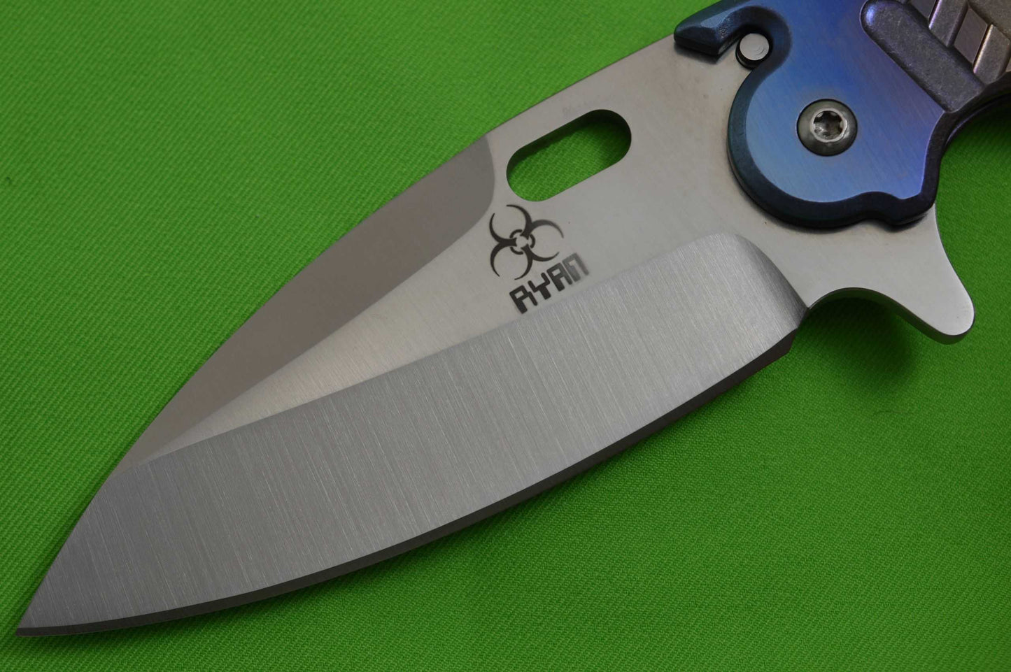 Steve Ryan XL Titanium Frame-Lock Flipper Folding Knife (SOLD)