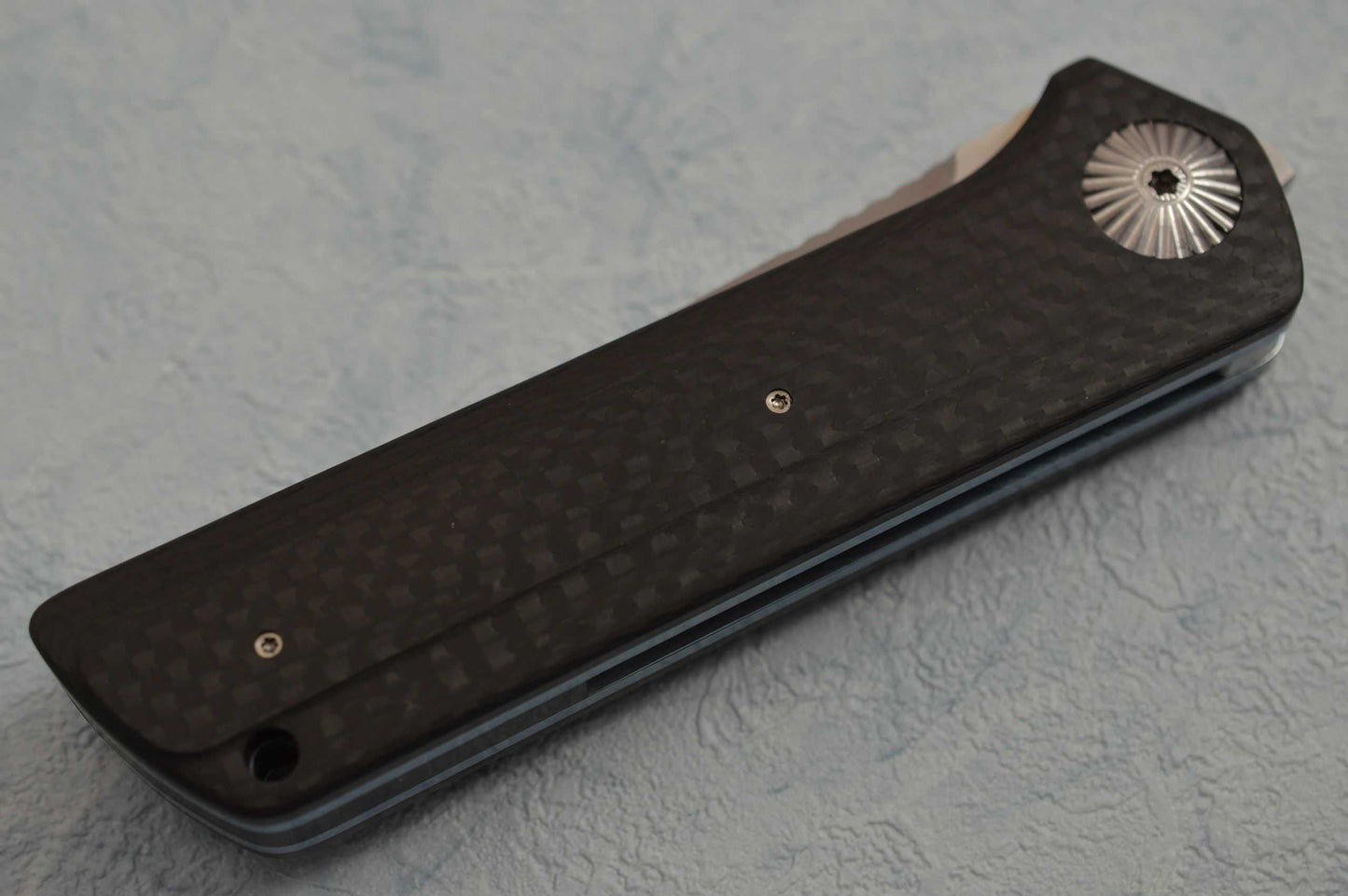 A2 Knives Custom Front Flipper "Warrior", Liong Mah Design (SOLD)