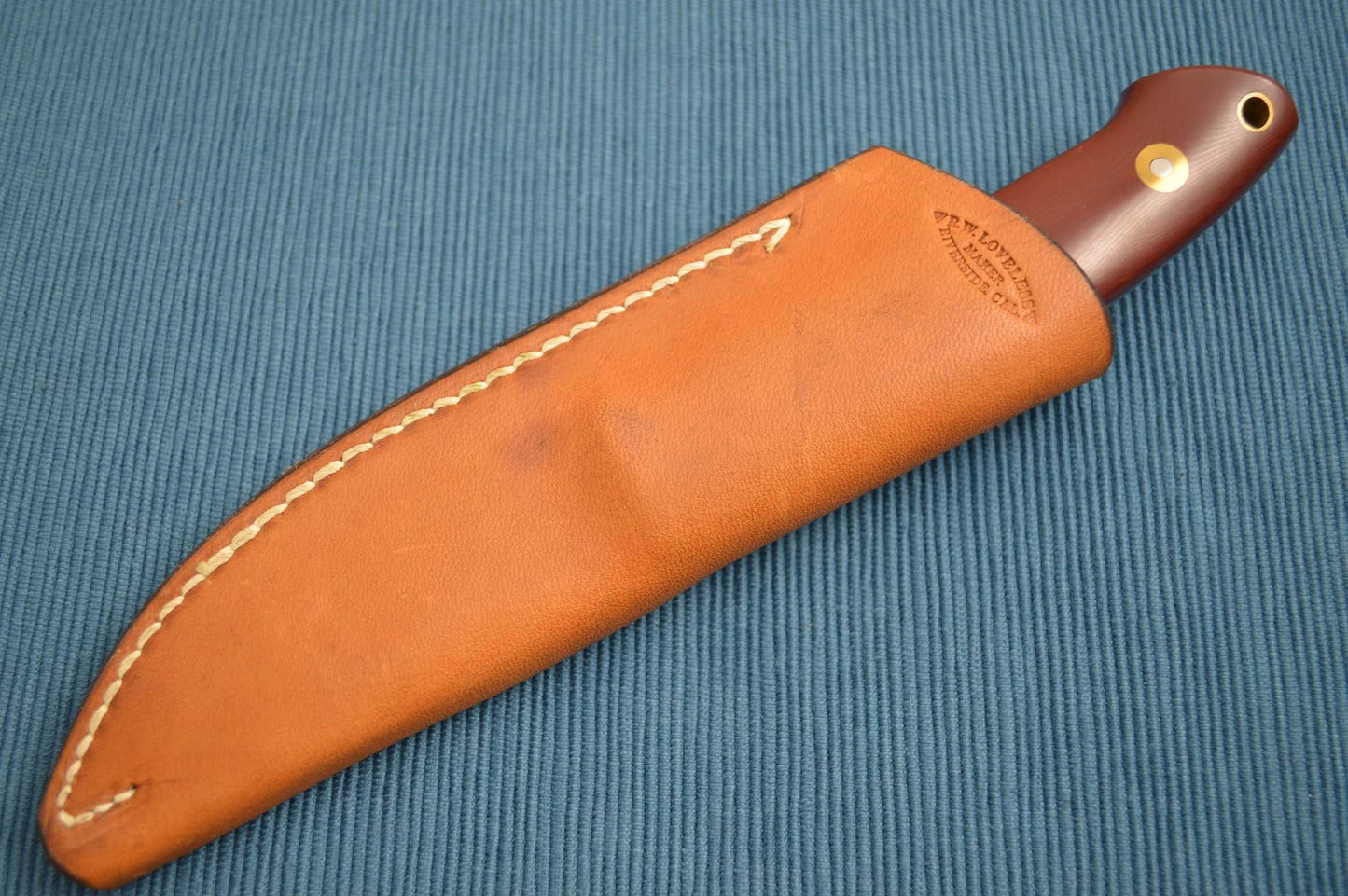 Bob Loveless Hunting Knife "R.W.L. For K.C.C." 1985, Serial #57 (SOLD)