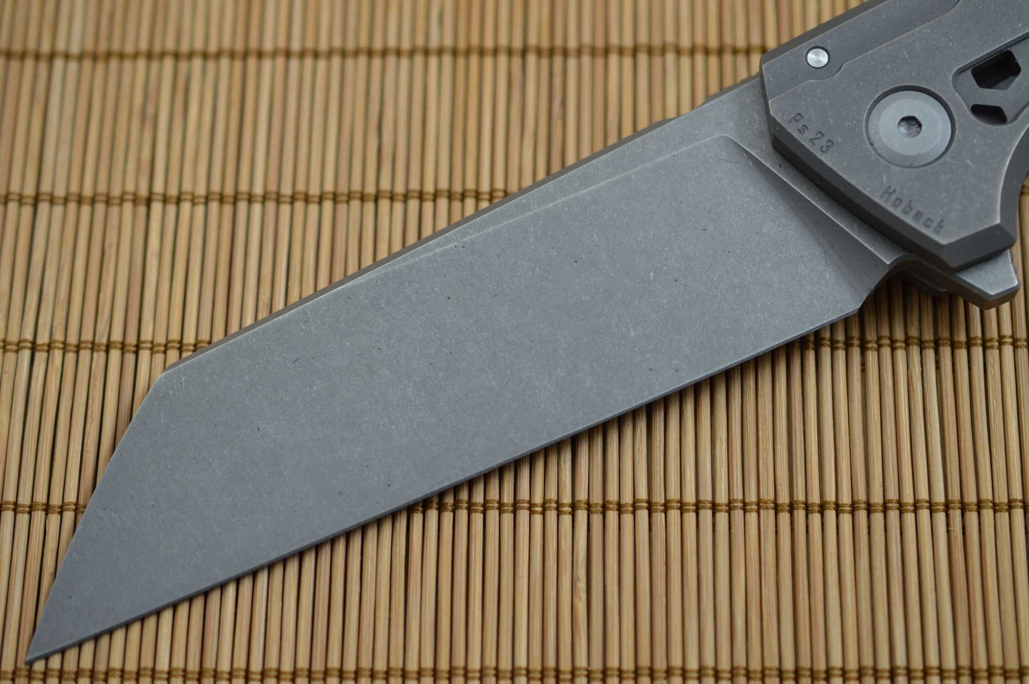 BUSTER, Jake Hoback Knives - Snecx Design Lab Collaboration, Sandblast Stonewash Finish (SOLD)