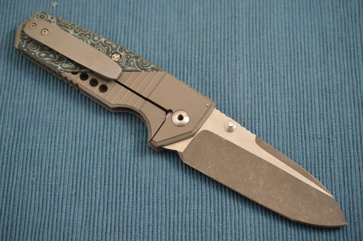 Allen Elishewitz Custom TANK Frame-Lock Folding Knife (SOLD)