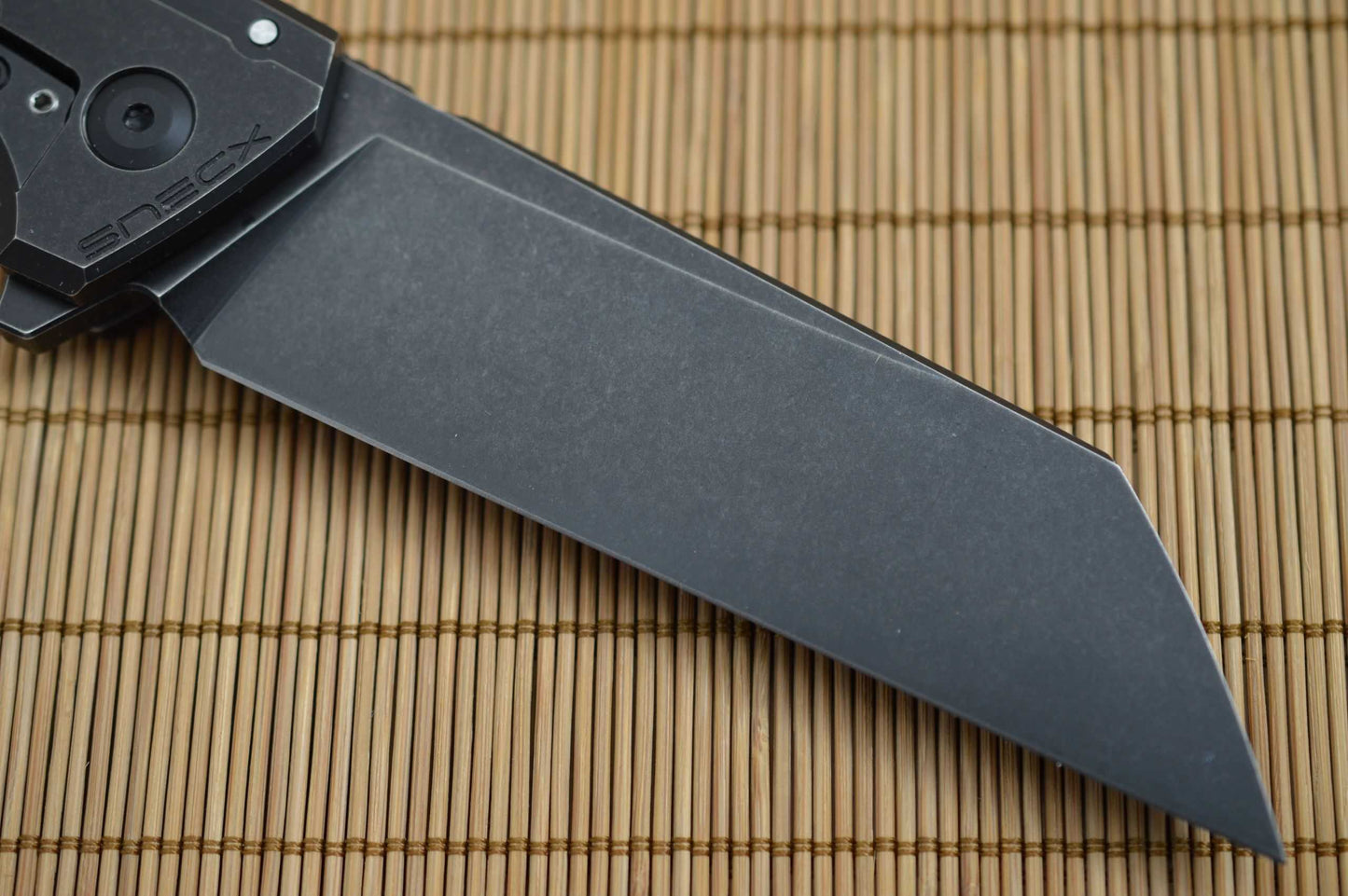 BUSTER, Jake Hoback Knives - Snecx Design Lab Collaboration, DLC FALLOUT BLACK Finish (SOLD)