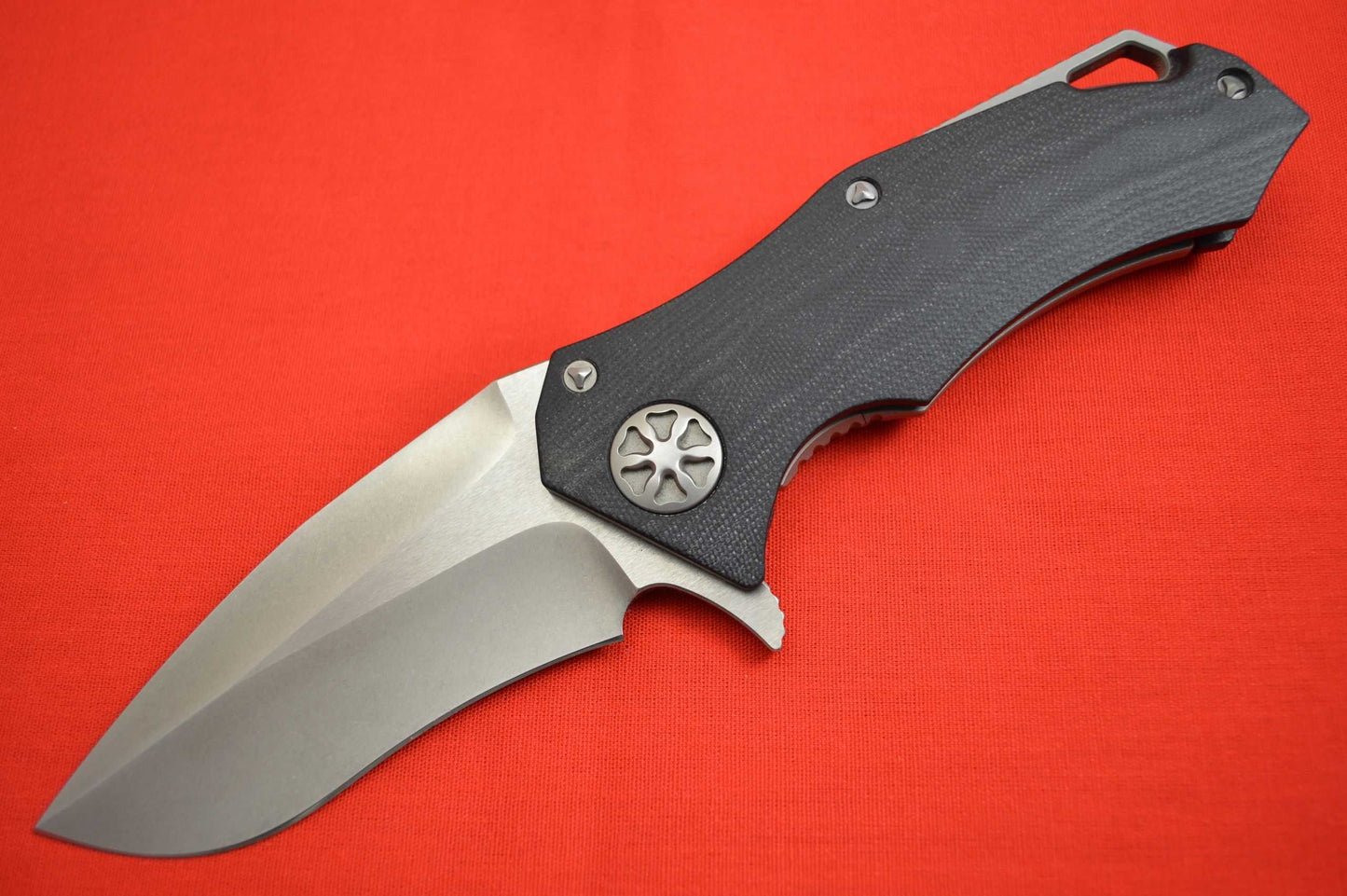 Anthony and Sean Marfione STARLORD Frame-Lock Flipper, Elmax Blade, G10 Handle (SOLD)