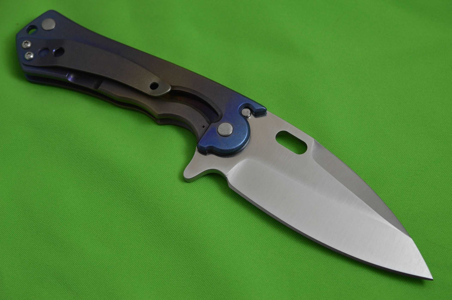 Steve Ryan XL Titanium Frame-Lock Flipper Folding Knife (SOLD)