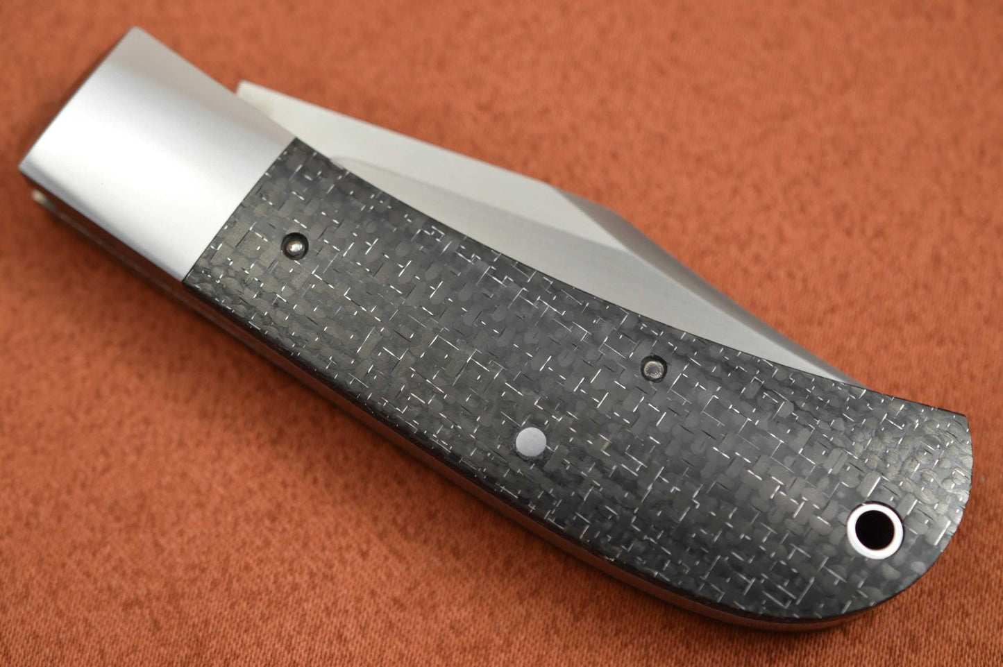 Bill Ruple LANNY'S CLIP, Lightning Strike Carbon Fiber Scales, 2018 Blade Show (SOLD)