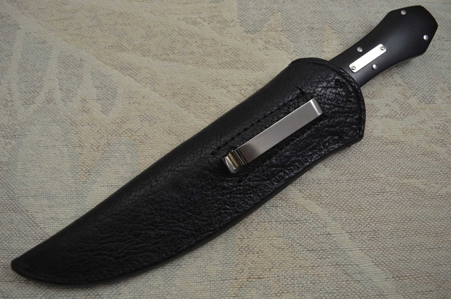 Billy Bob Sowell, M.S. "Carrigan Bowie", Coffin-Shaped Ebony Handle (SOLD)