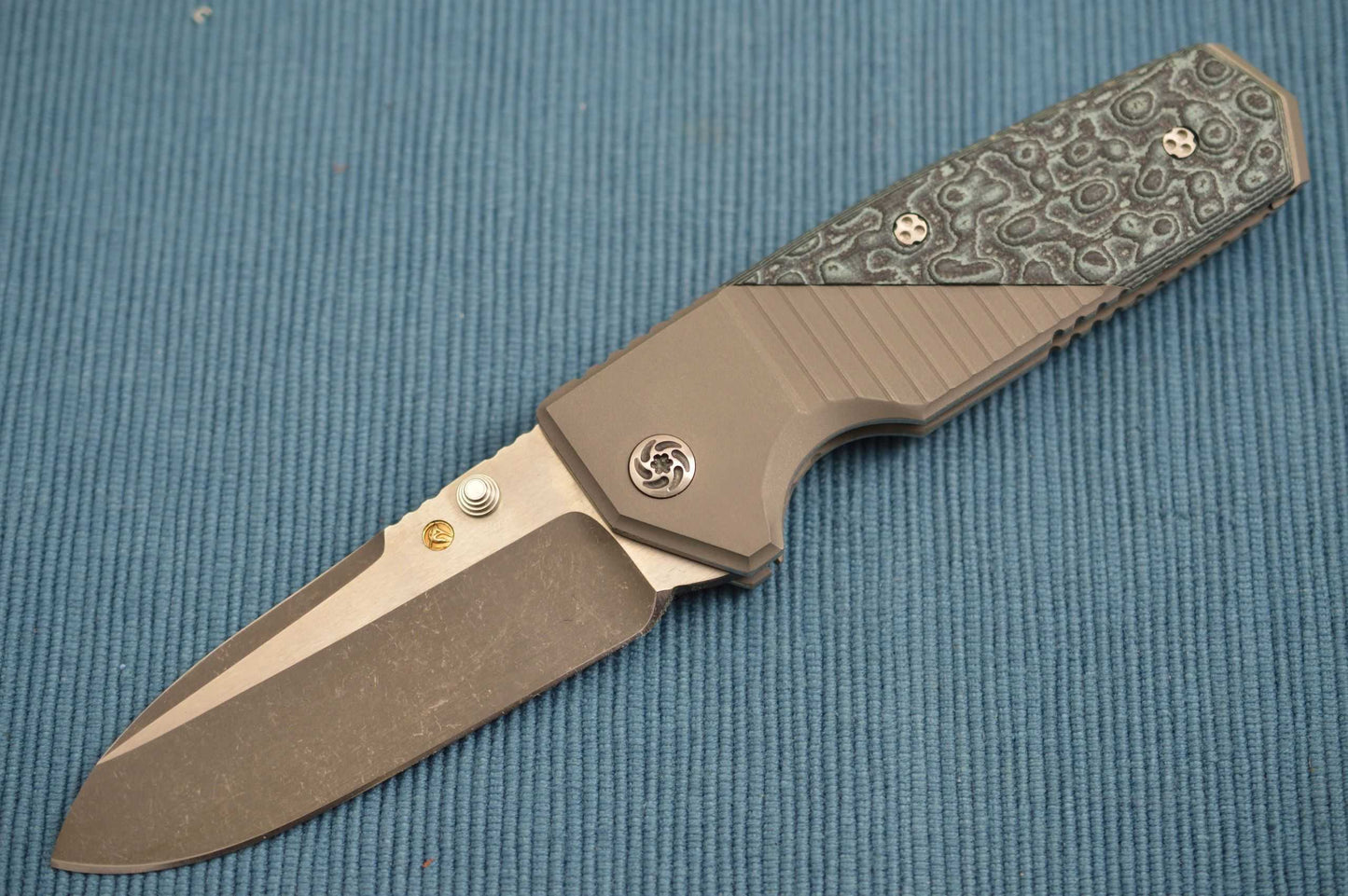 Allen Elishewitz Custom TANK Frame-Lock Folding Knife (SOLD)