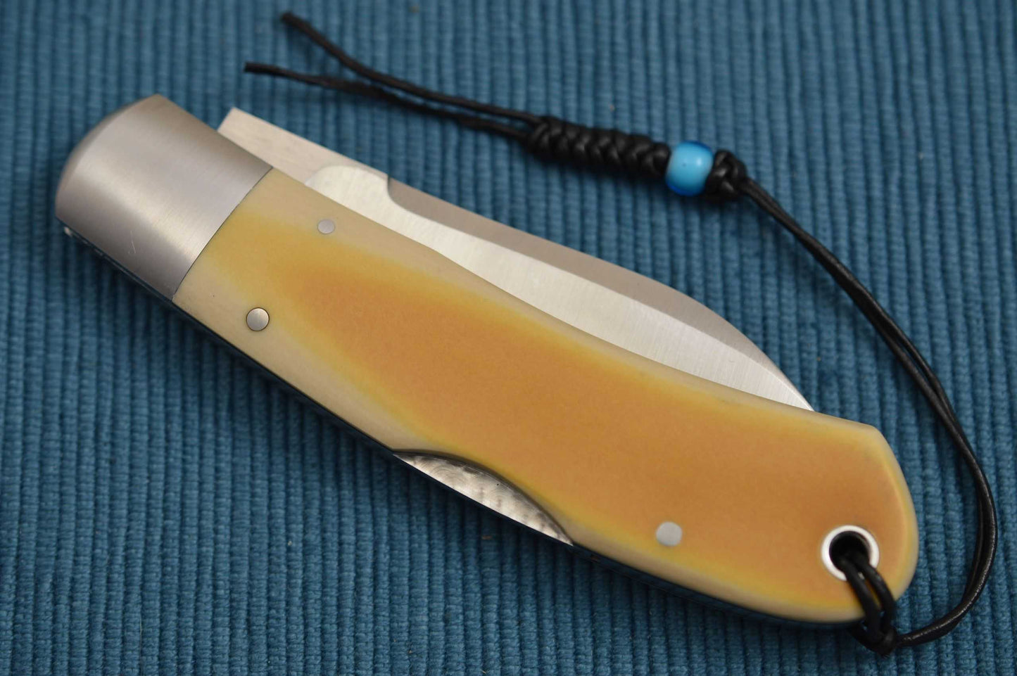 Tom Ploppert PROTOTYPE Lock-Back DINO, Original Old Westinghouse Micarta Scales (SOLD)