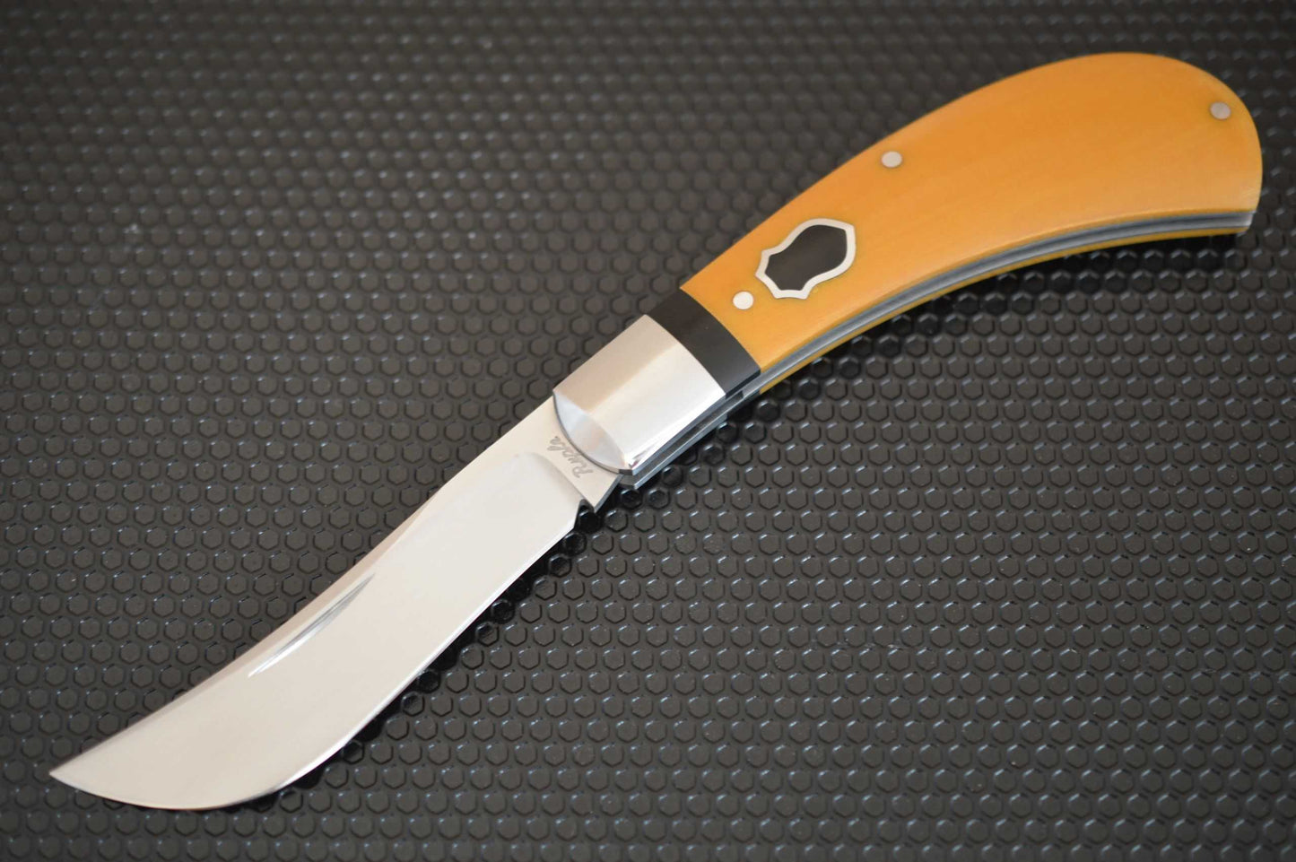 Bill Ruple Westinghouse Micarta Bow Trapper, Slip-Joint Folding Knife (SOLD)