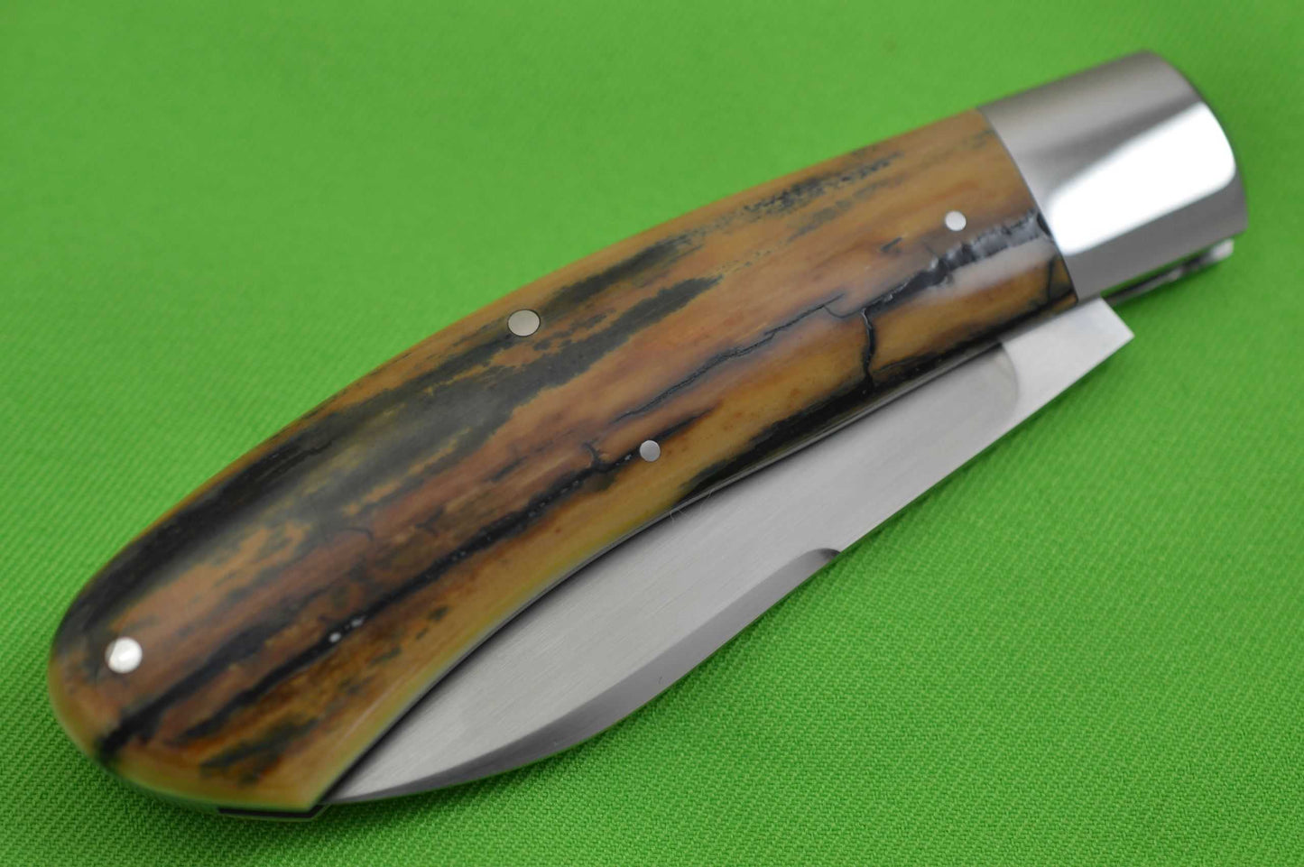 Tom Ploppert Large DINO, Slip-Joint Folding Knife, Fossilized Scales (SOLD)