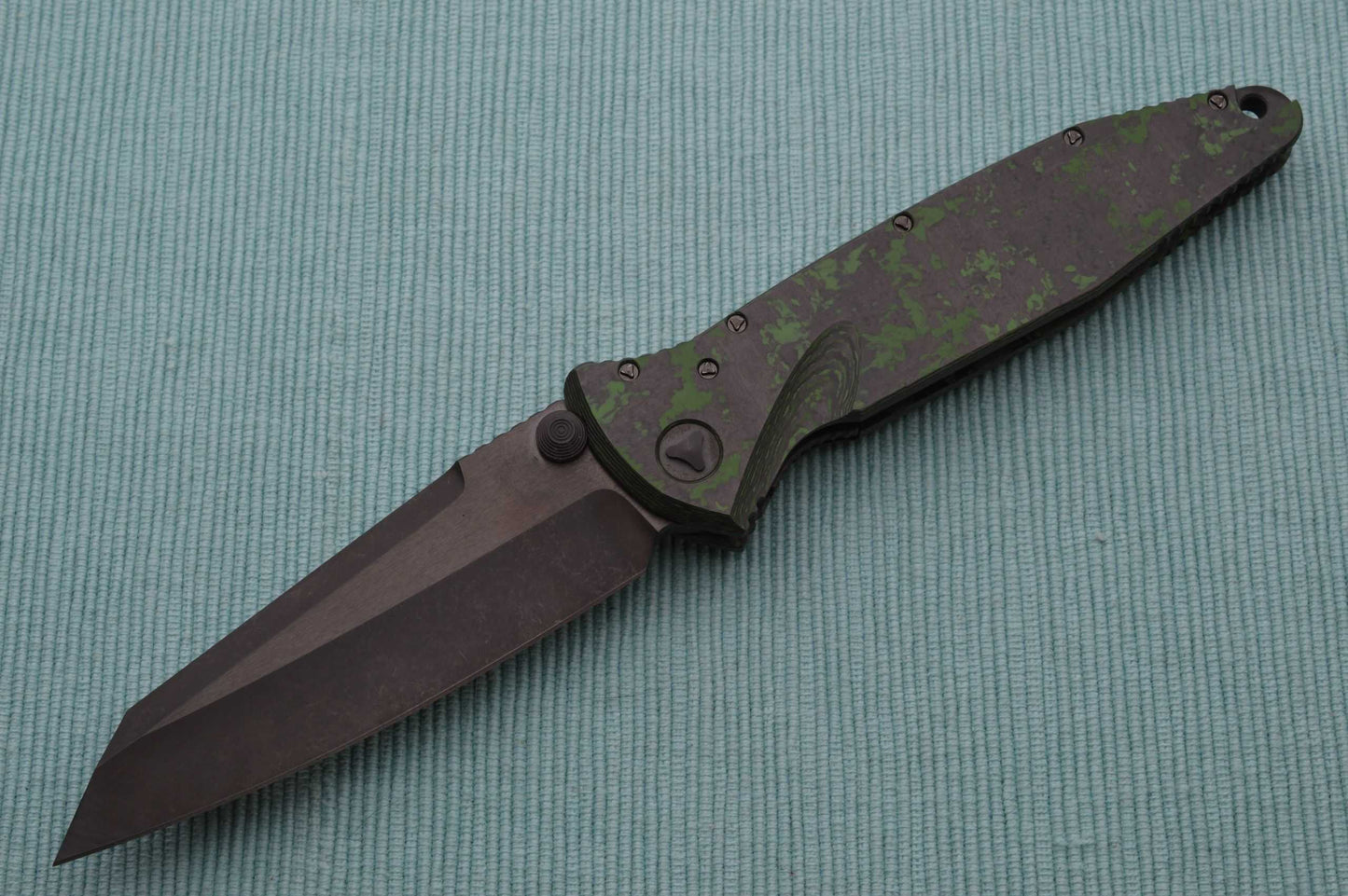 Anthony & Sean Marfione SOCOM ELITE WARCOM, DLC Two-Tone Apocalyptic Blade, Jungle Wear Fat Carbon (SOLD)