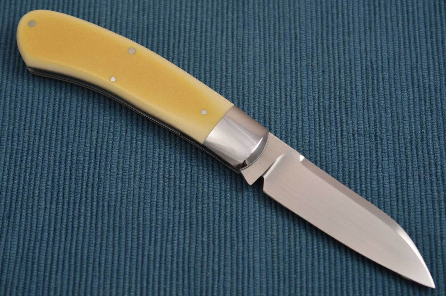 Tom Ploppert DINO, Slip-Joint Folder, Old Westinghouse Micarta Scales (SOLD)